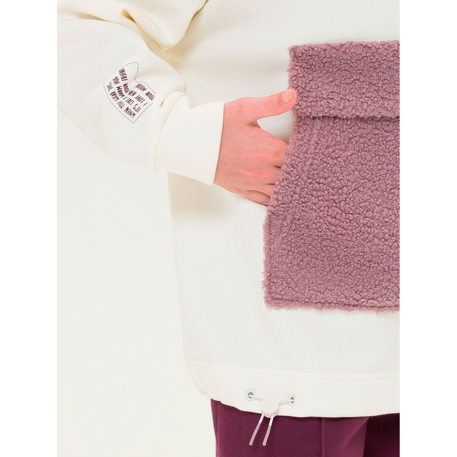 Худи Pelican GFNK4292/Молочный(28) - фото 3