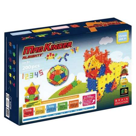 Конструктор MagKinder 200 дет.