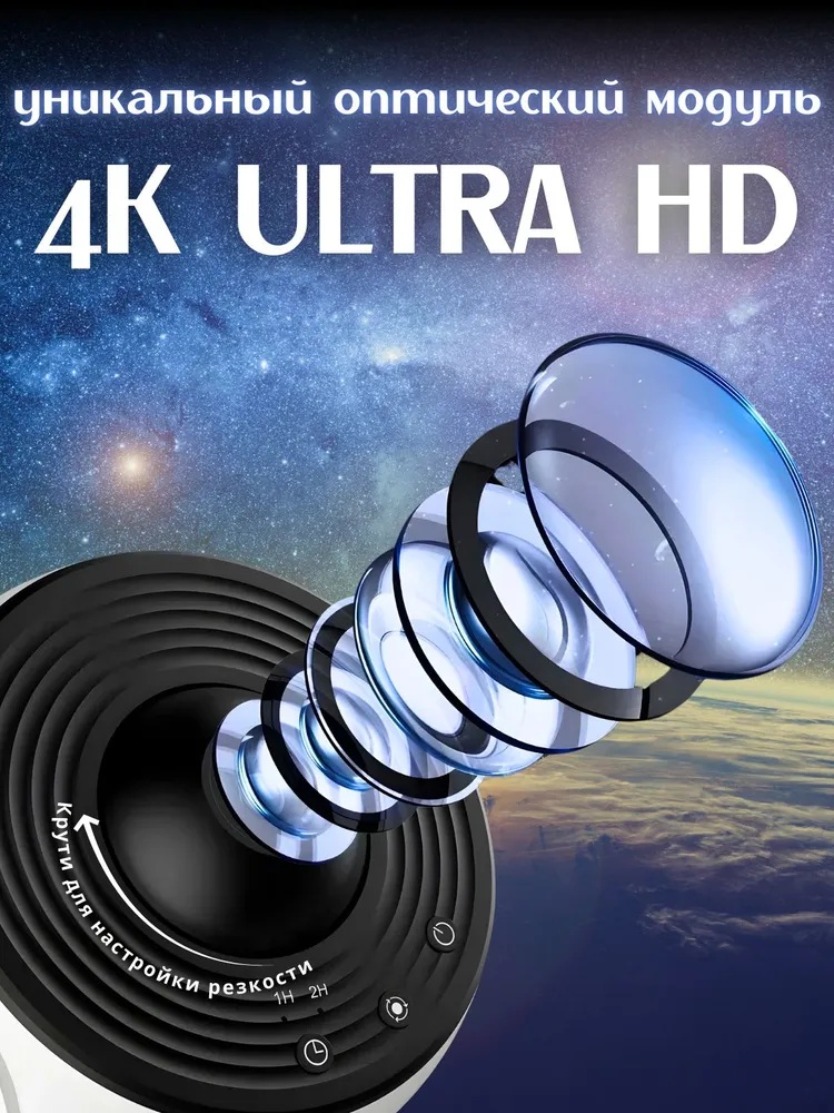 Проектор звездного неба планетарий CASTLELADY галактика проектор для детской и спальни - фото 7