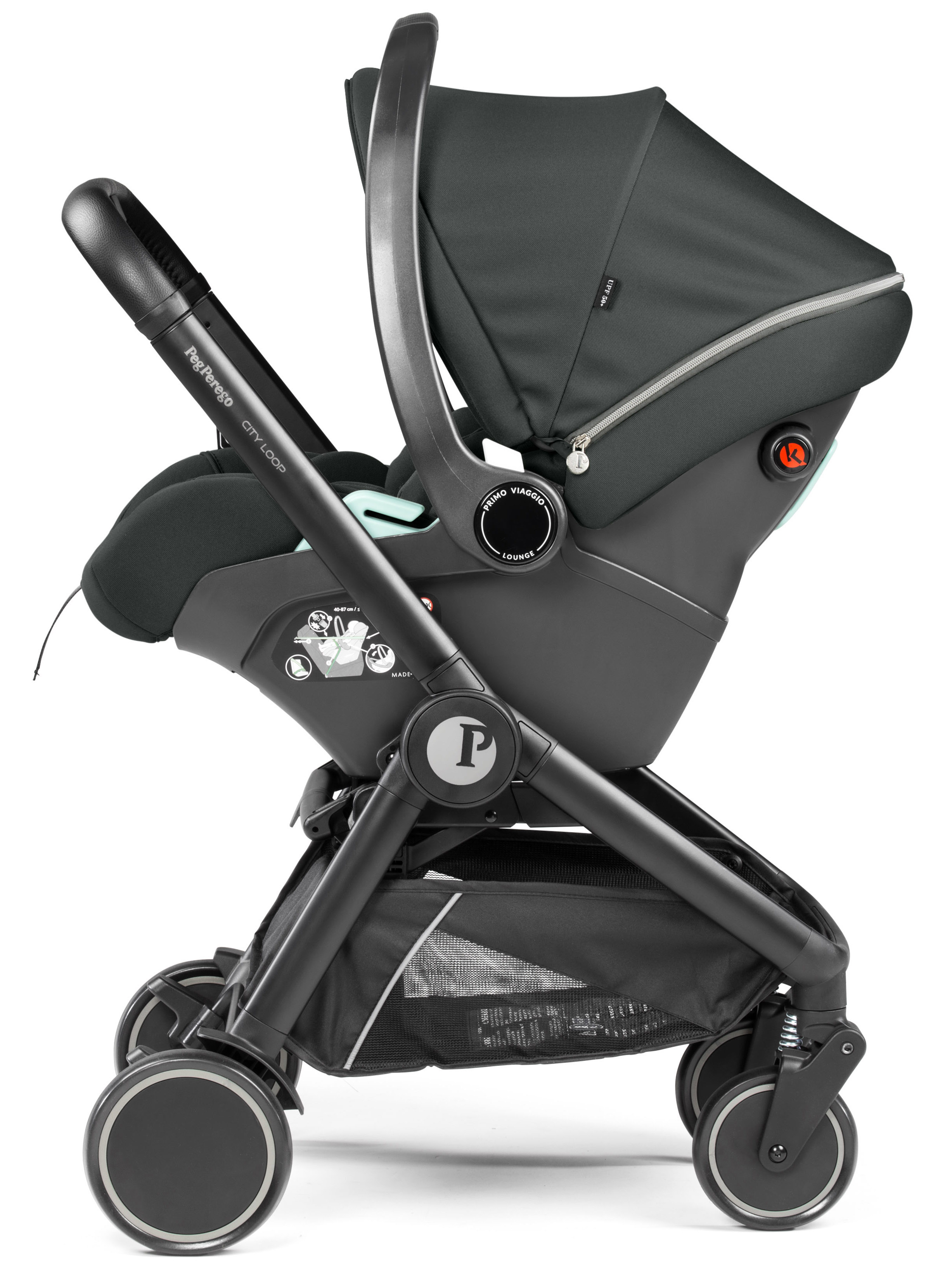 Автокресло Peg-Perego Lounge 0 (0 -13 кг) зеленый - фото 3