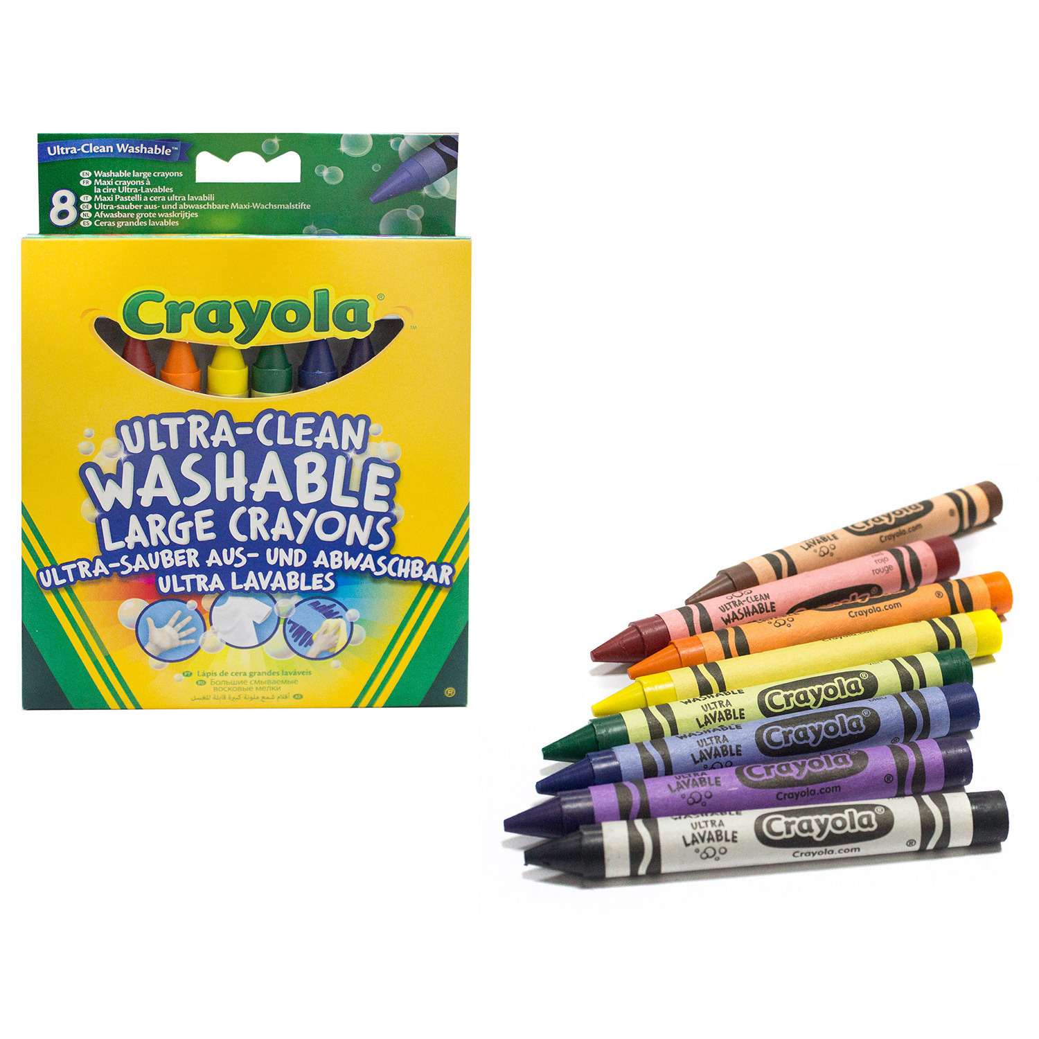 Восковые мелки Crayola 8 шт. - фото 6