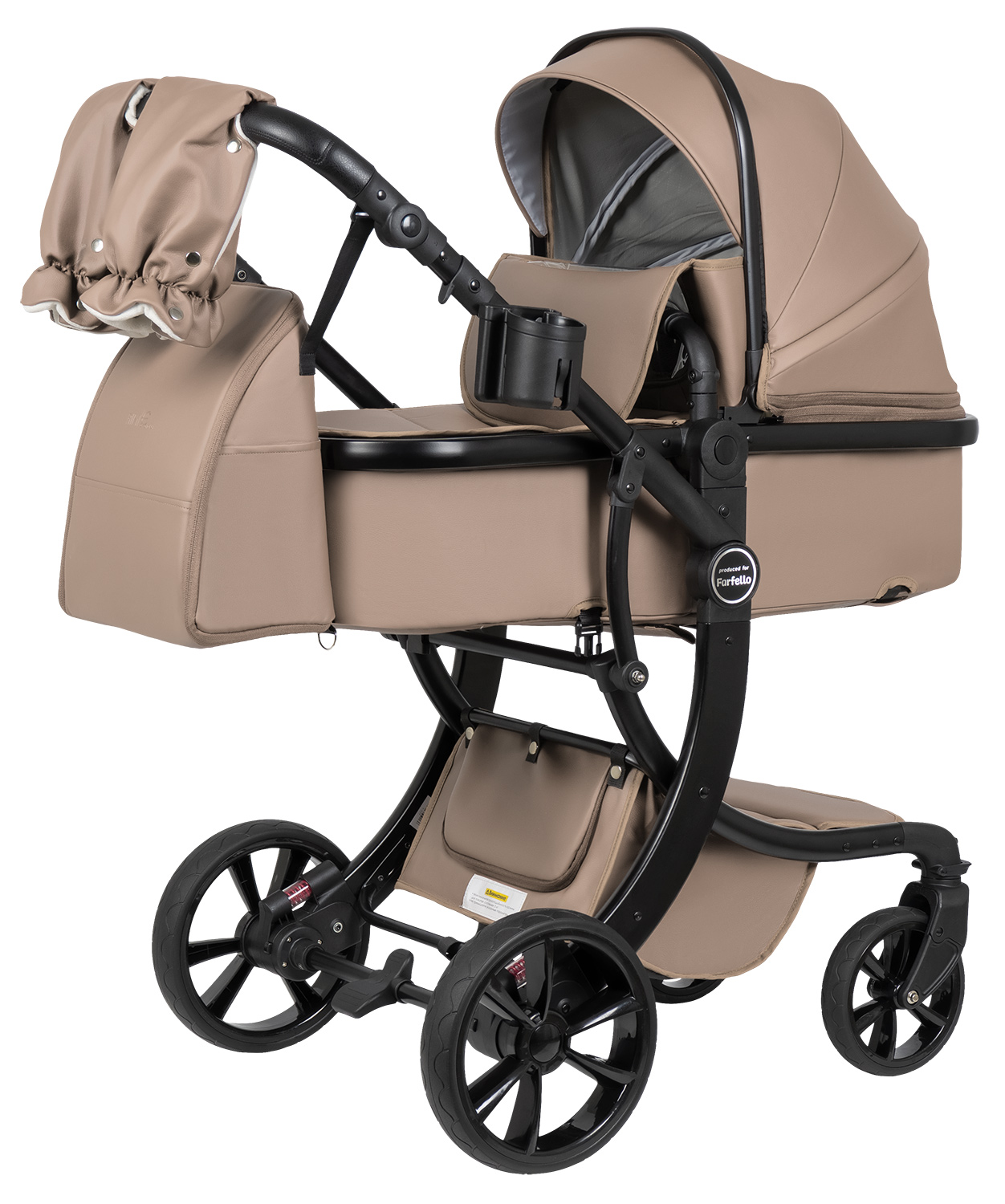 Коляска трансформер Aimile Adventurer коричневый - фото 25