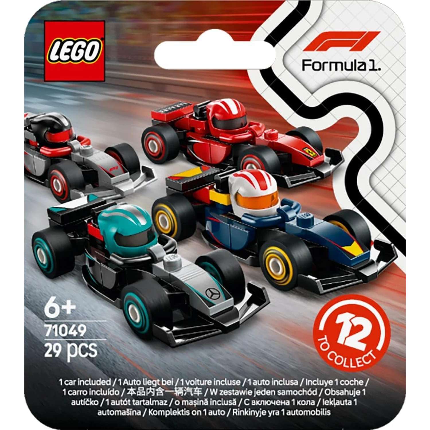 Конструктор LEGO Minifigures Минифигурки F1 29 дет. - фото 6
