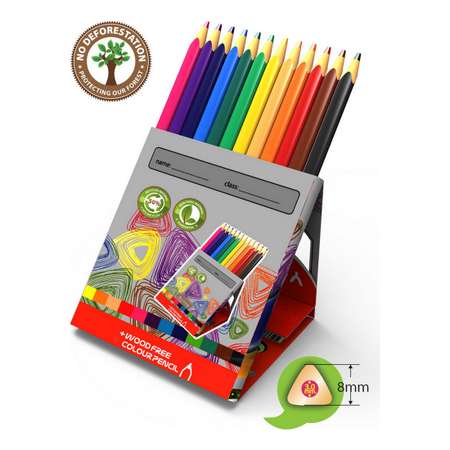 Карандаши цветные Y-plus 12 шт.
