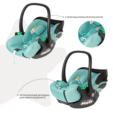 Автокресло Olsson B-Safe Mint 0+/1 (0-18 кг)