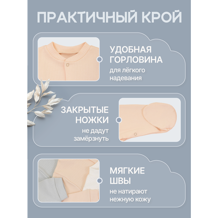 Комбинезон 3 шт MomKid