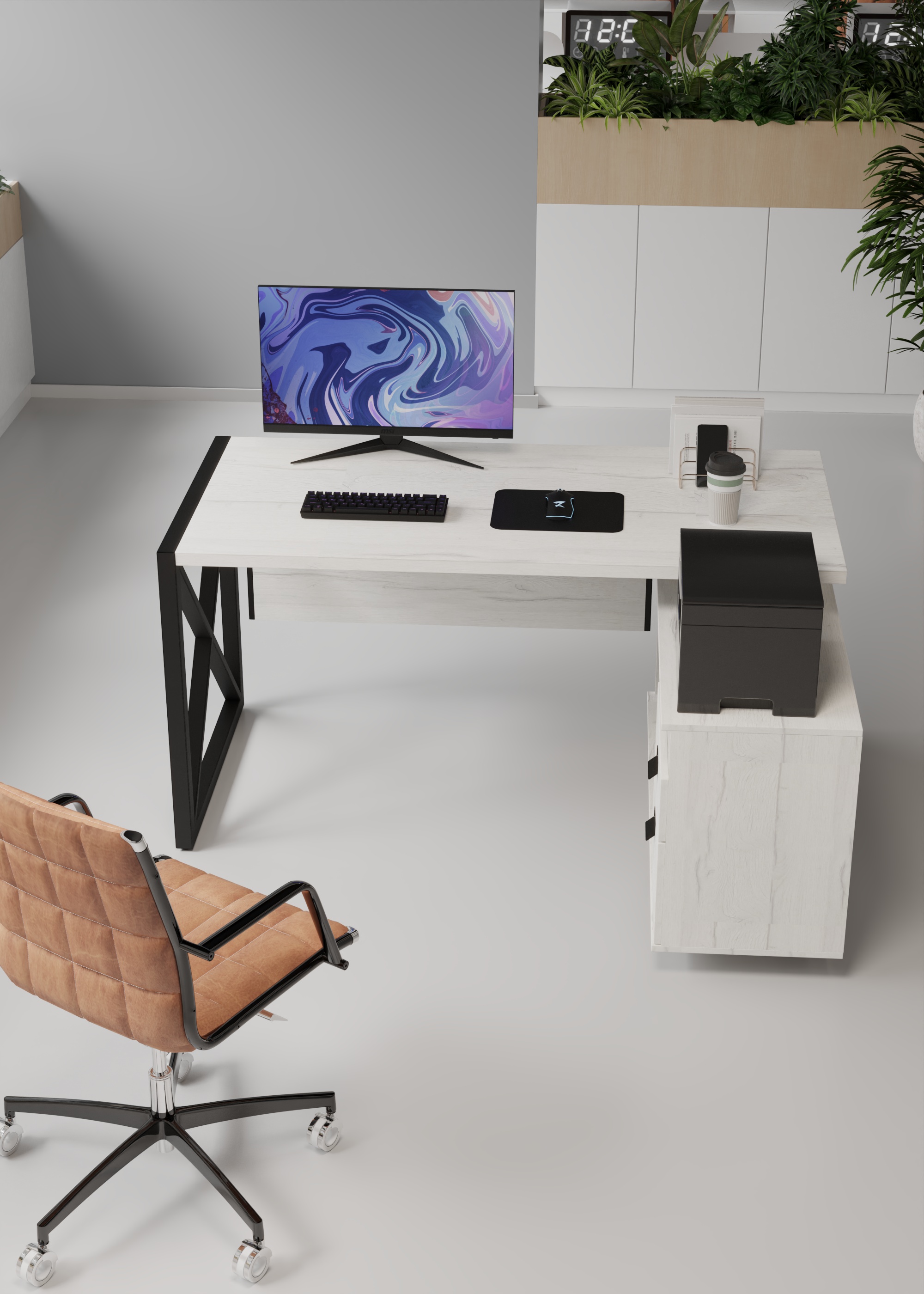 Письменный стол КАЛИФОРНИЯ МЕБЕЛЬ Хардвиг СР01 - фото 9