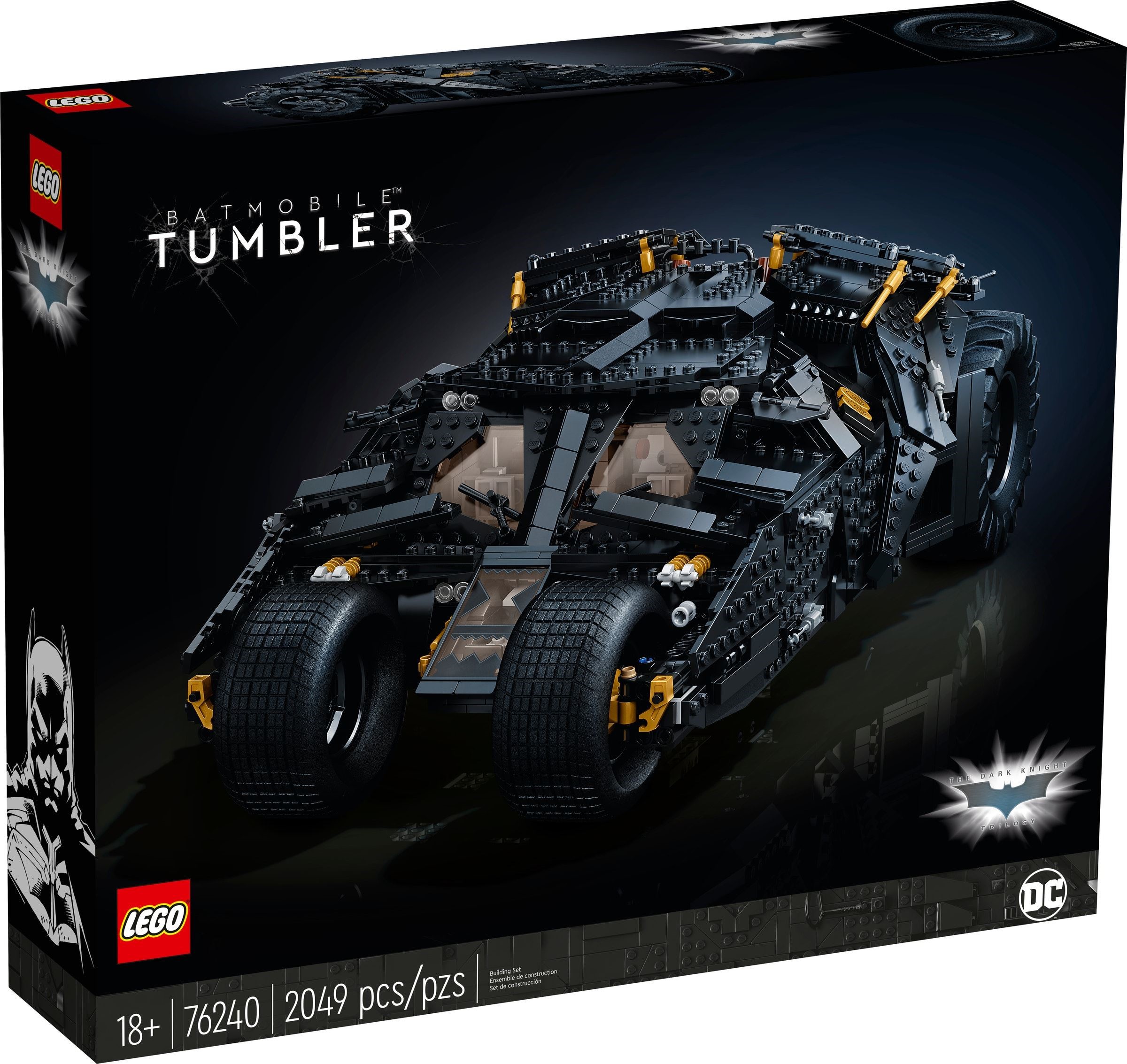 Изображение товара Конструктор LEGO DC Super Heroes Бэтмобиль Тумблер 76240 630 деталей