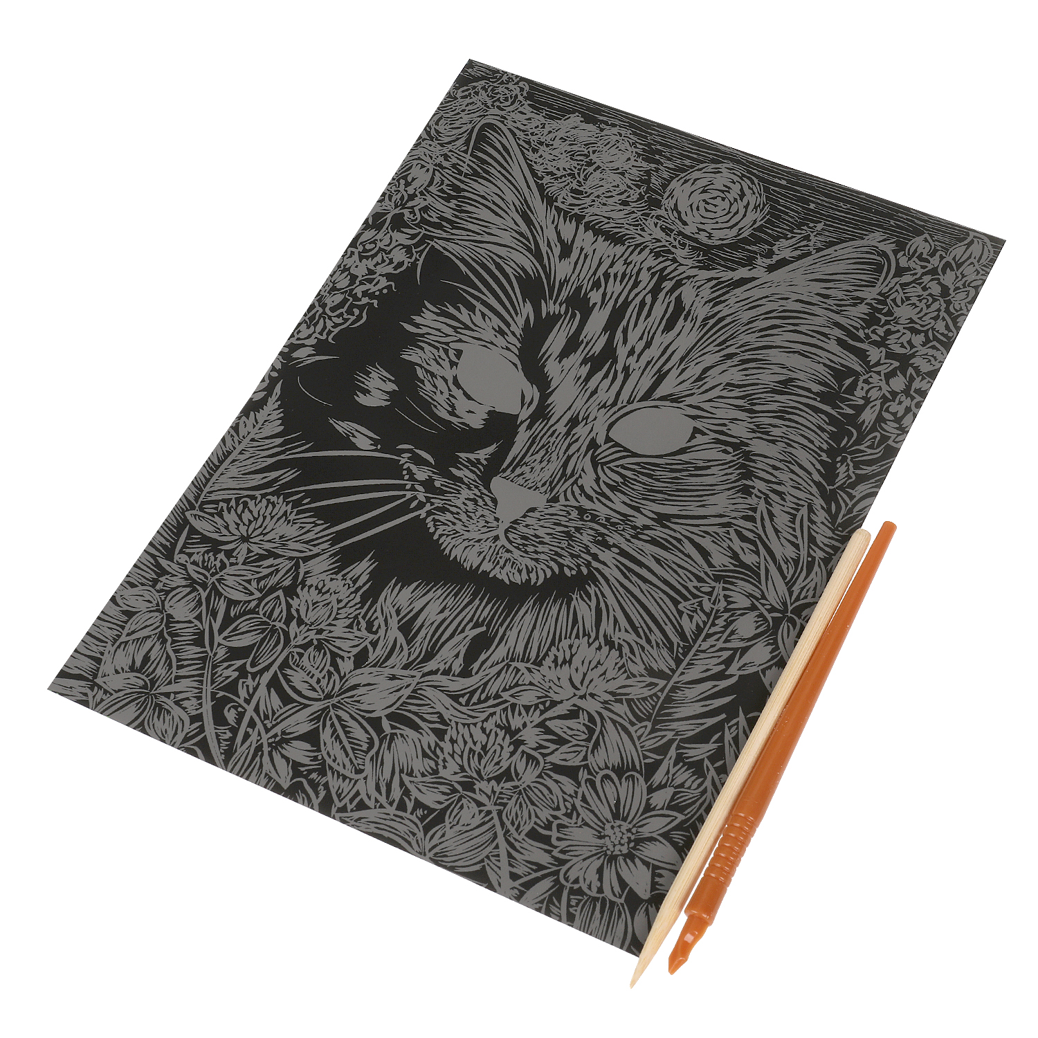 Гравюра Multiart Рыжий кот - фото 2