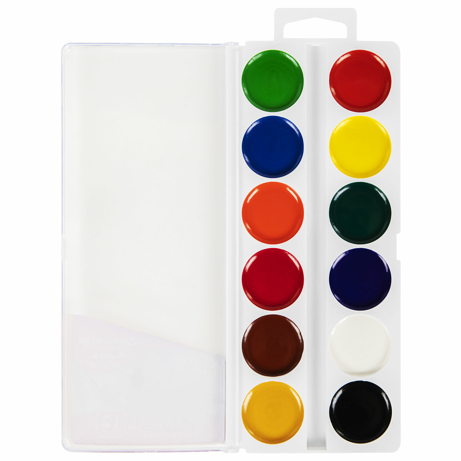 Краски акварель Brauberg 12 цв. - фото 3