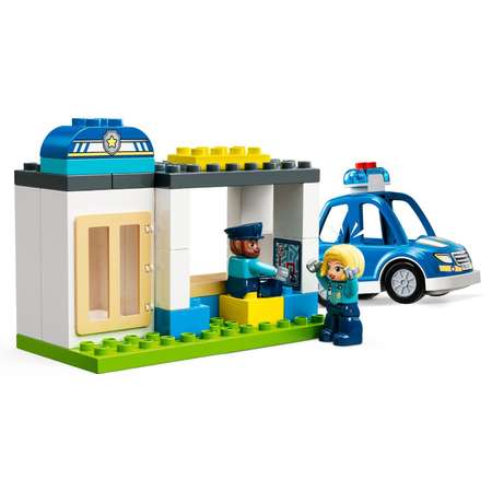 Конструктор LEGO DUPLO Полицейский участок и вертолёт блочный