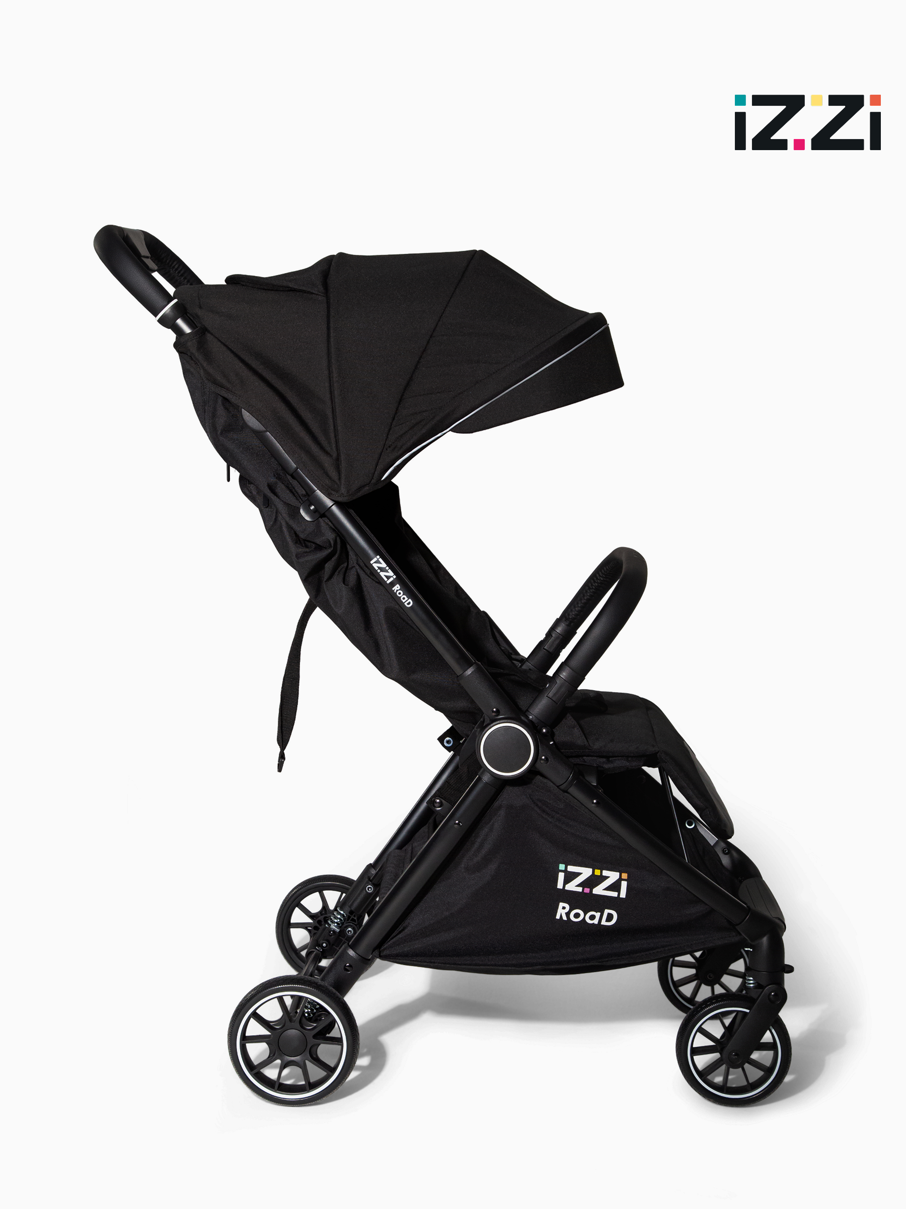 Коляска прогулочная iZZi для путешествий черный - фото 6