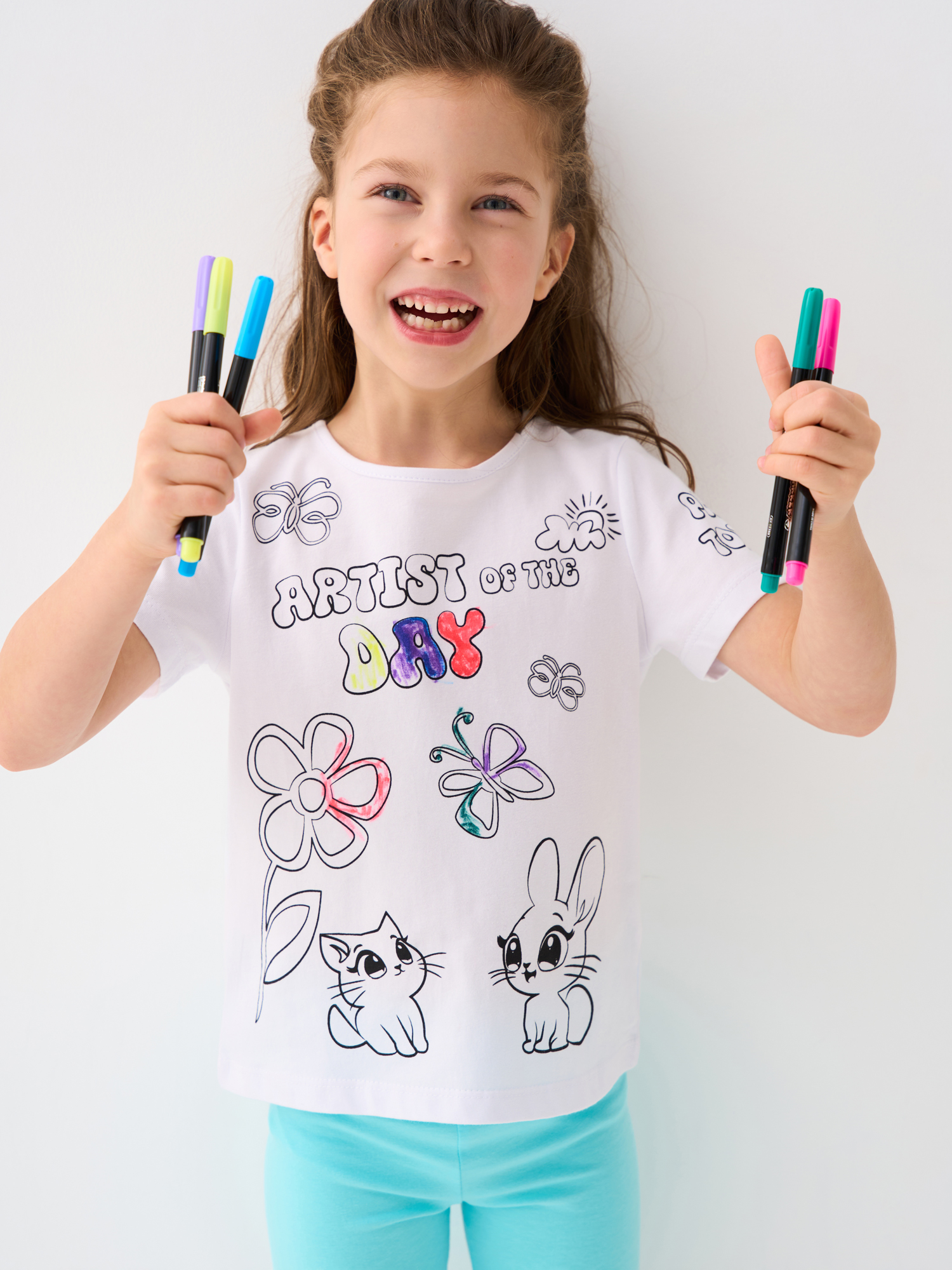 Футболка и фломастеры PlayToday 12622096 - фото 8