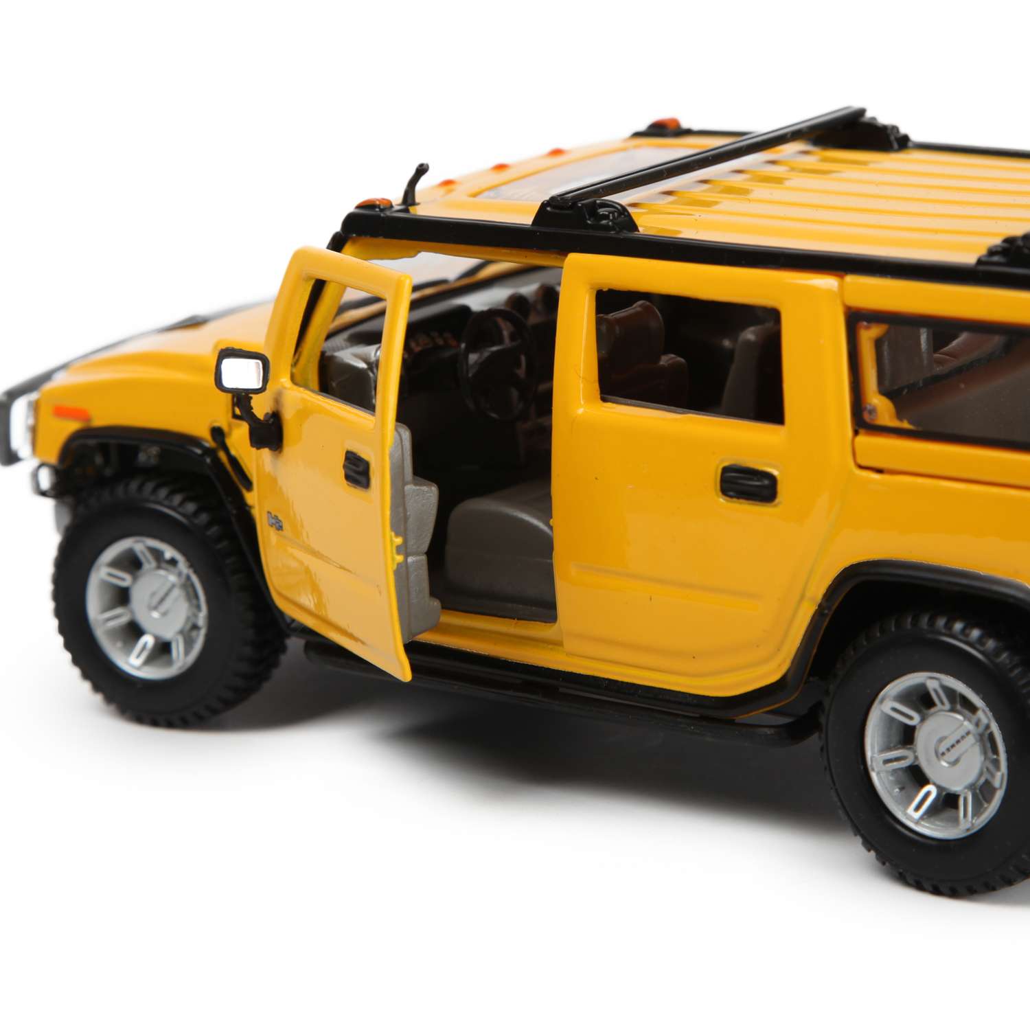 Автомобиль MAISTO Hummer H2 Suv 1:24 желтый 31231 - фото 4