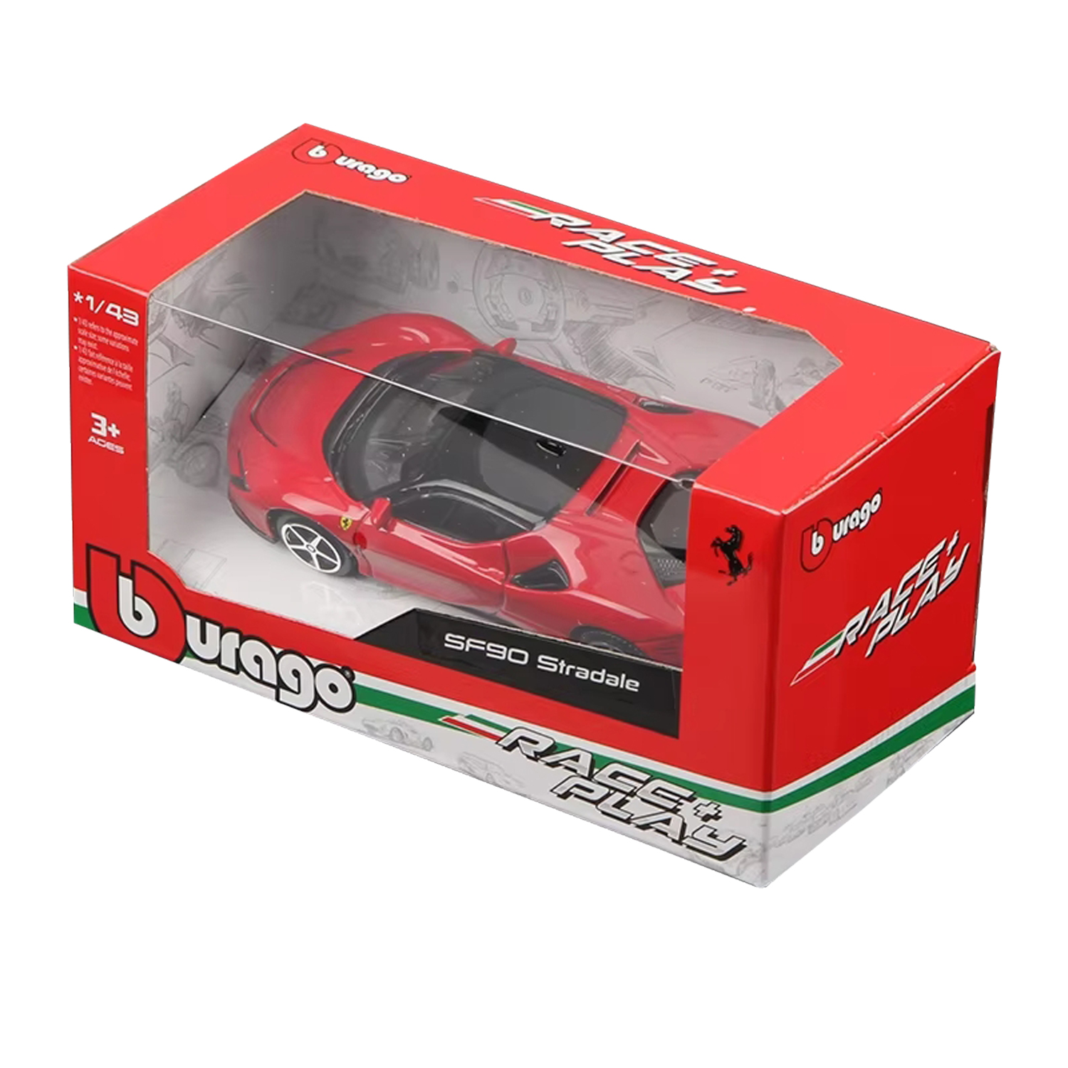 Автомобиль BBurago Ferrari 1:43 18-36011-3 - фото 4