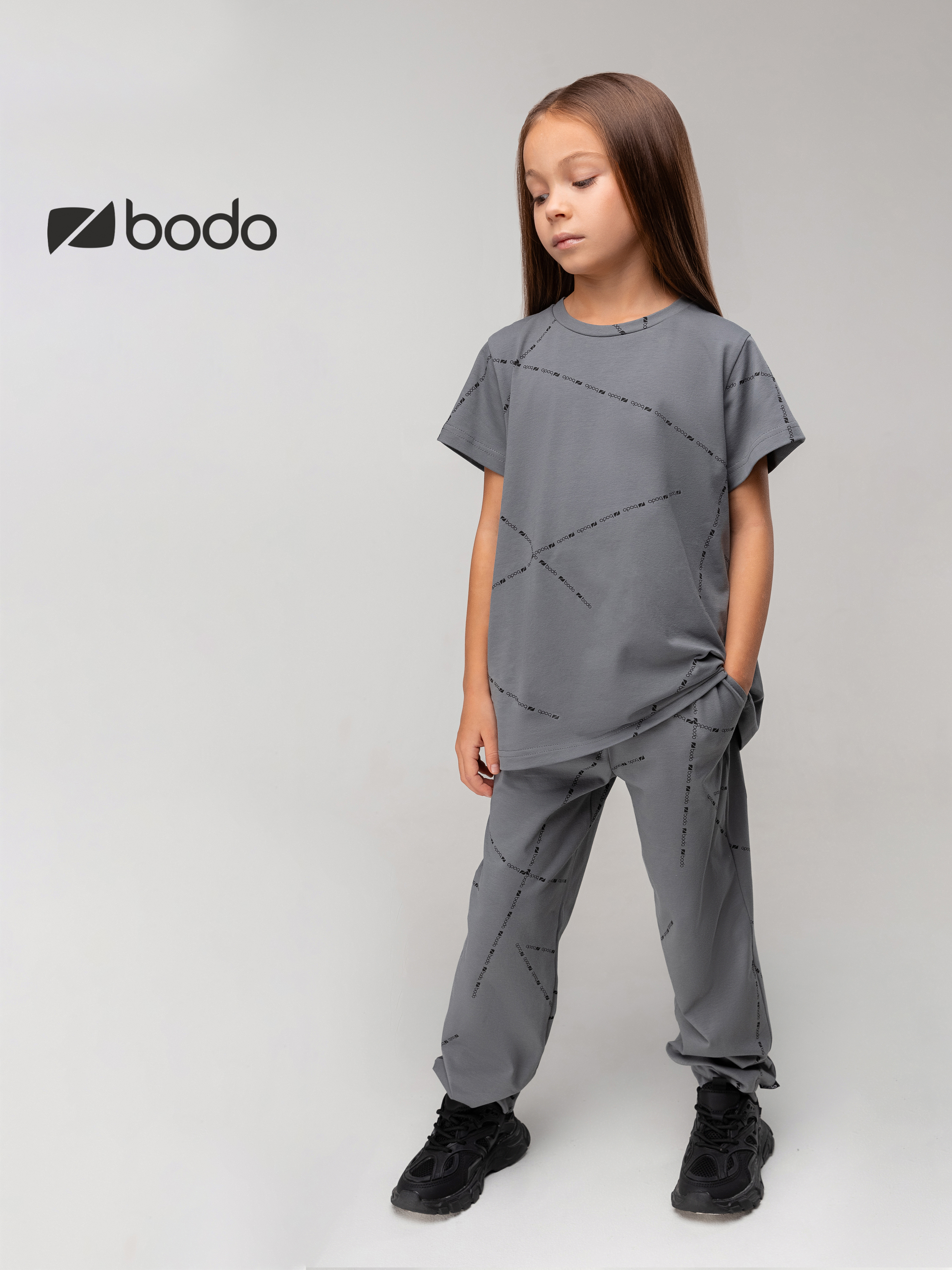 Костюм спортивный Bodo 11-360МU_темно-серый (черный) - фото 3