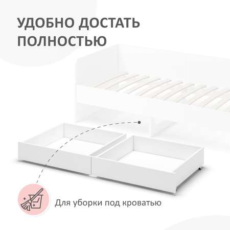 Ящики для хранения под кровать ROMACK Умка комплект из 2 шт.