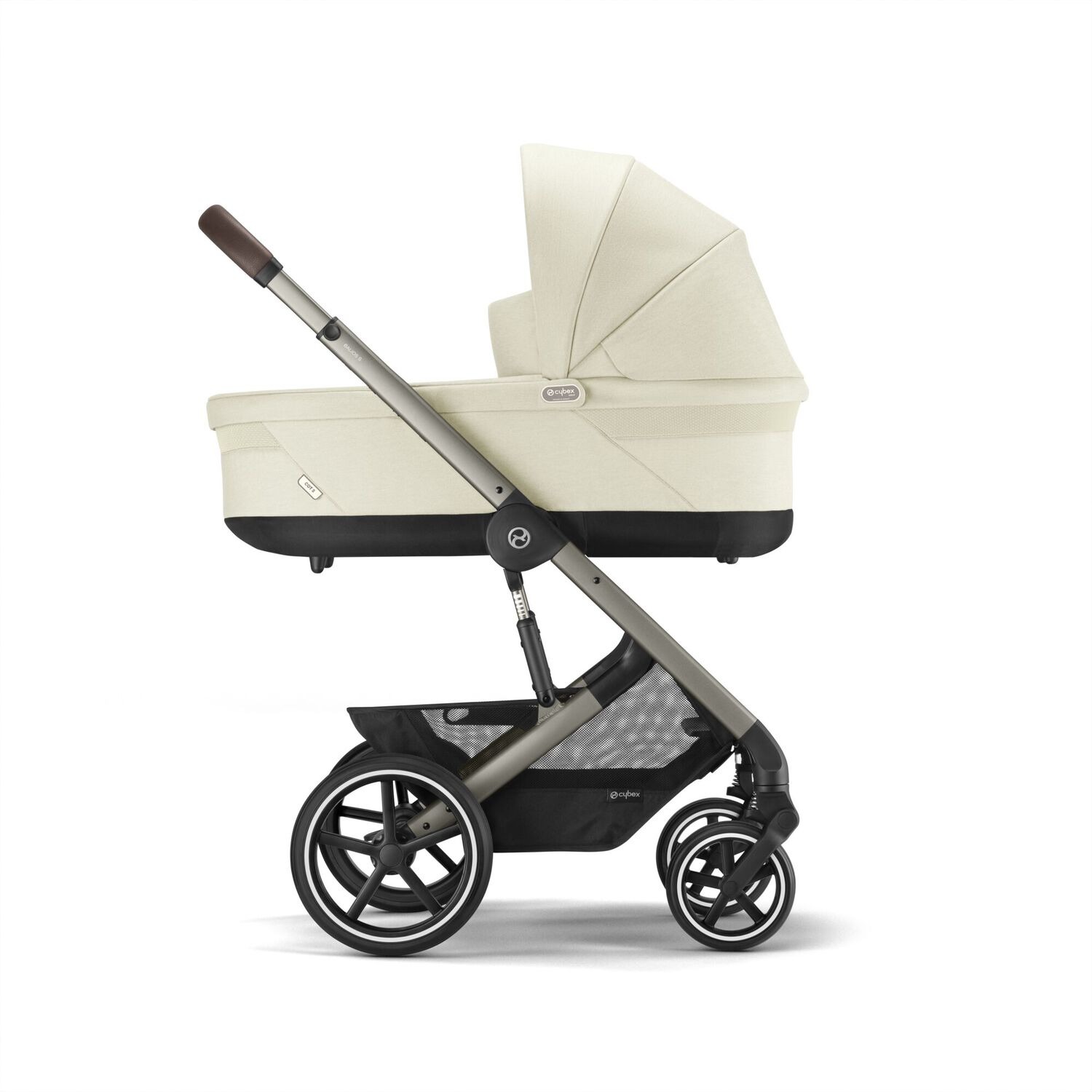 Коляска 3в1 Cybex Balios S Lux TPE бежевый - фото 4