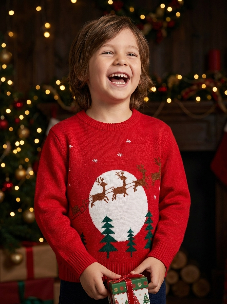 Свитер Artcher kids Свитер003Олени - фото 2