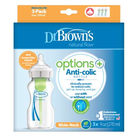 Бутылочка Dr Browns Anti-Colic 270 мл 3 шт.