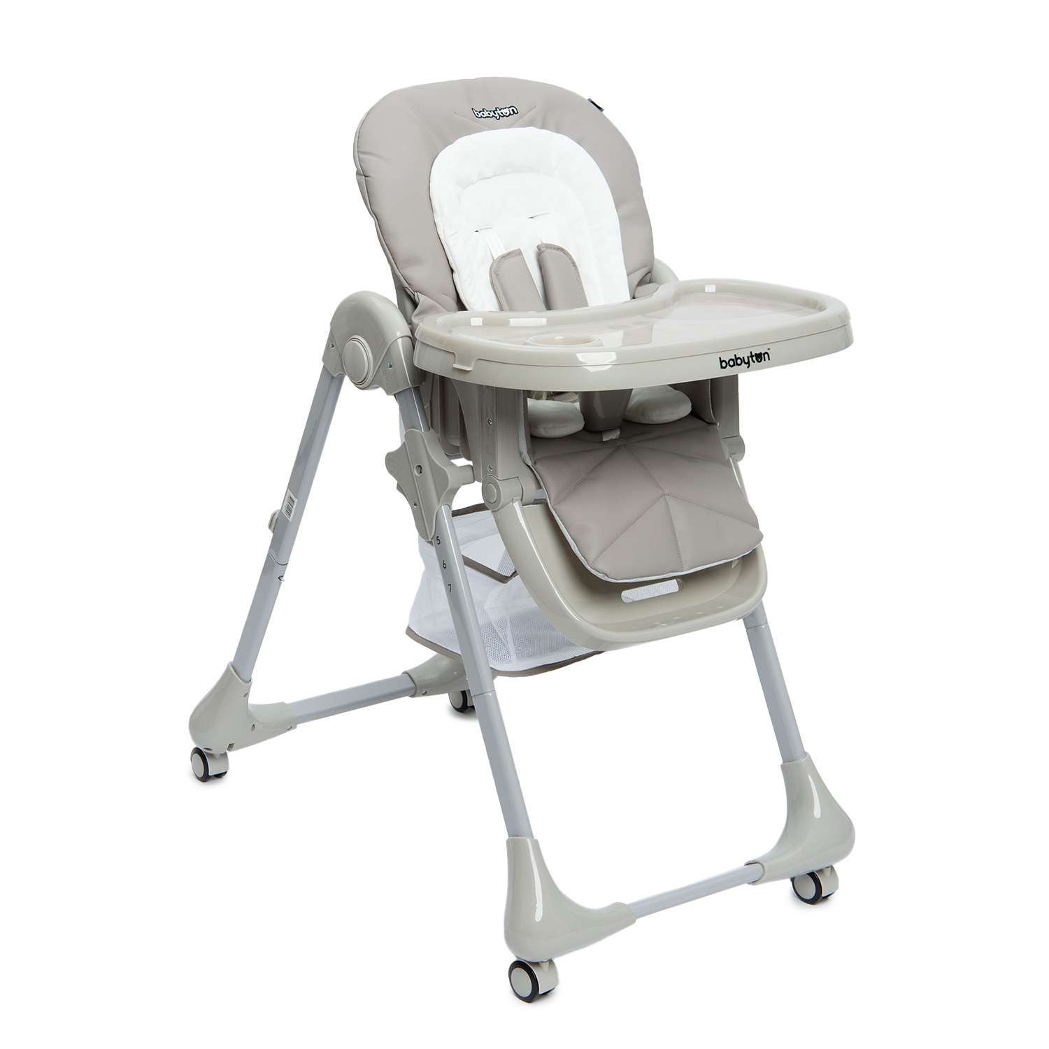Стульчик для кормления Babyton Optima Eco Grey классический - фото 1
