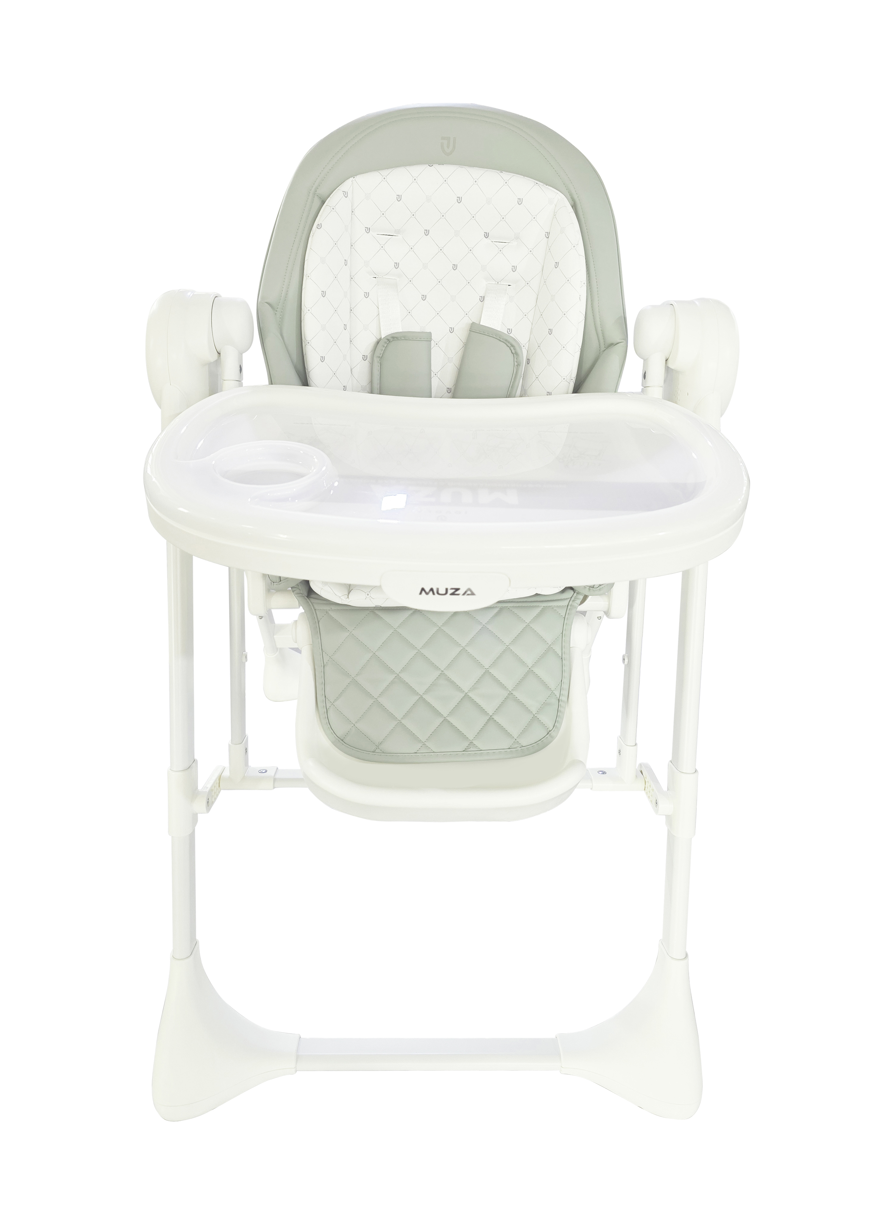 Стульчик для кормления JOVOLA Muza с функцией электрокачели зеленый - фото 3