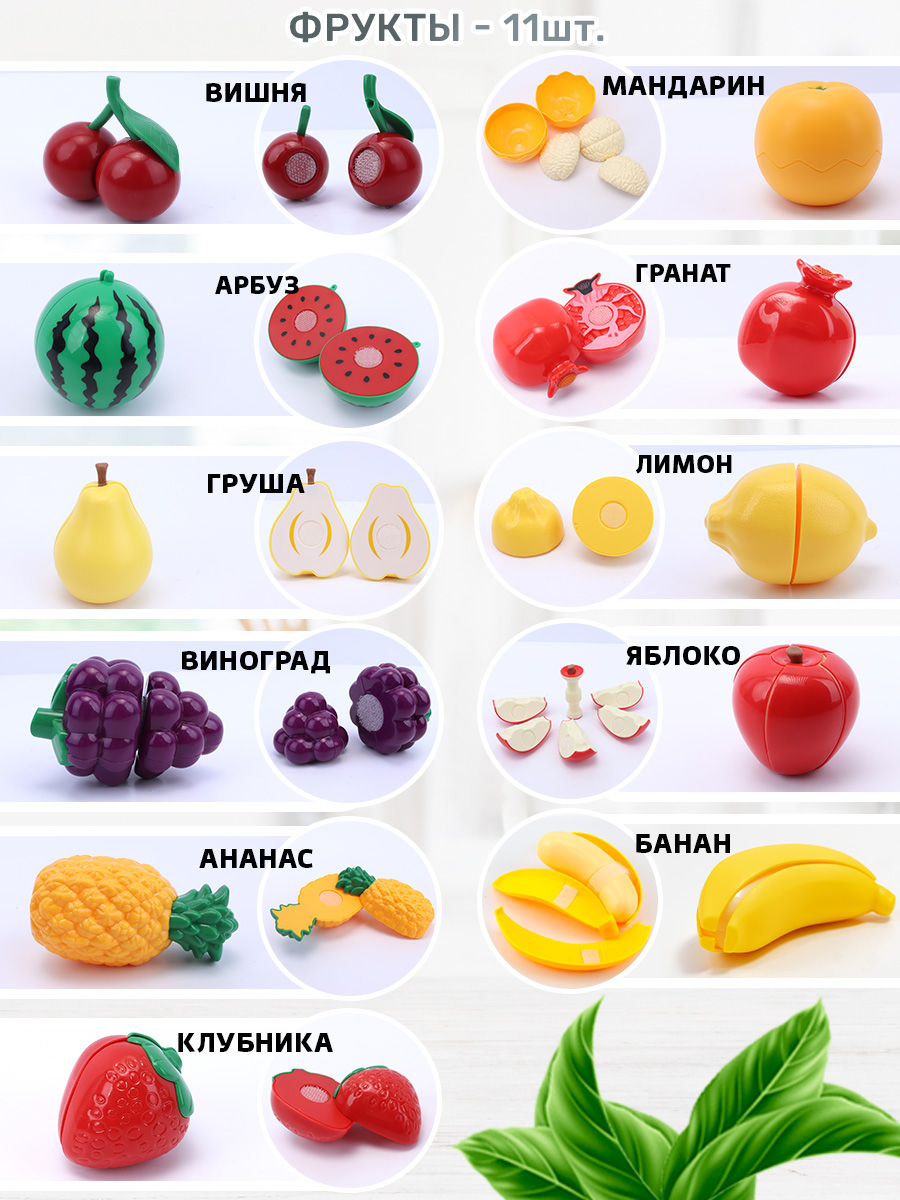 Игрушка TIPTOPOLIS Продукты 41 предм. - фото 3