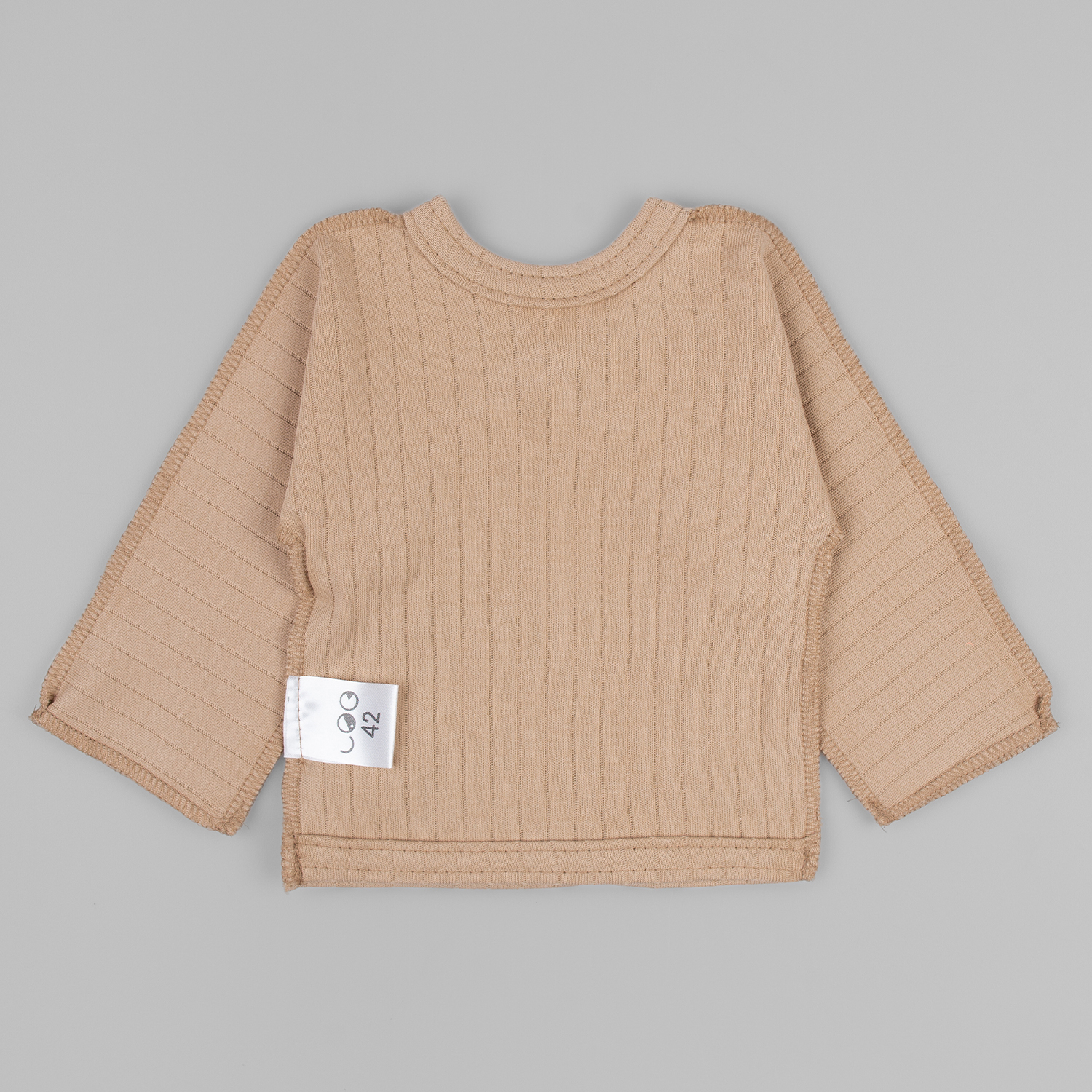 Распашонка 2 шт LEO 1001А-13_бежевый - фото 5