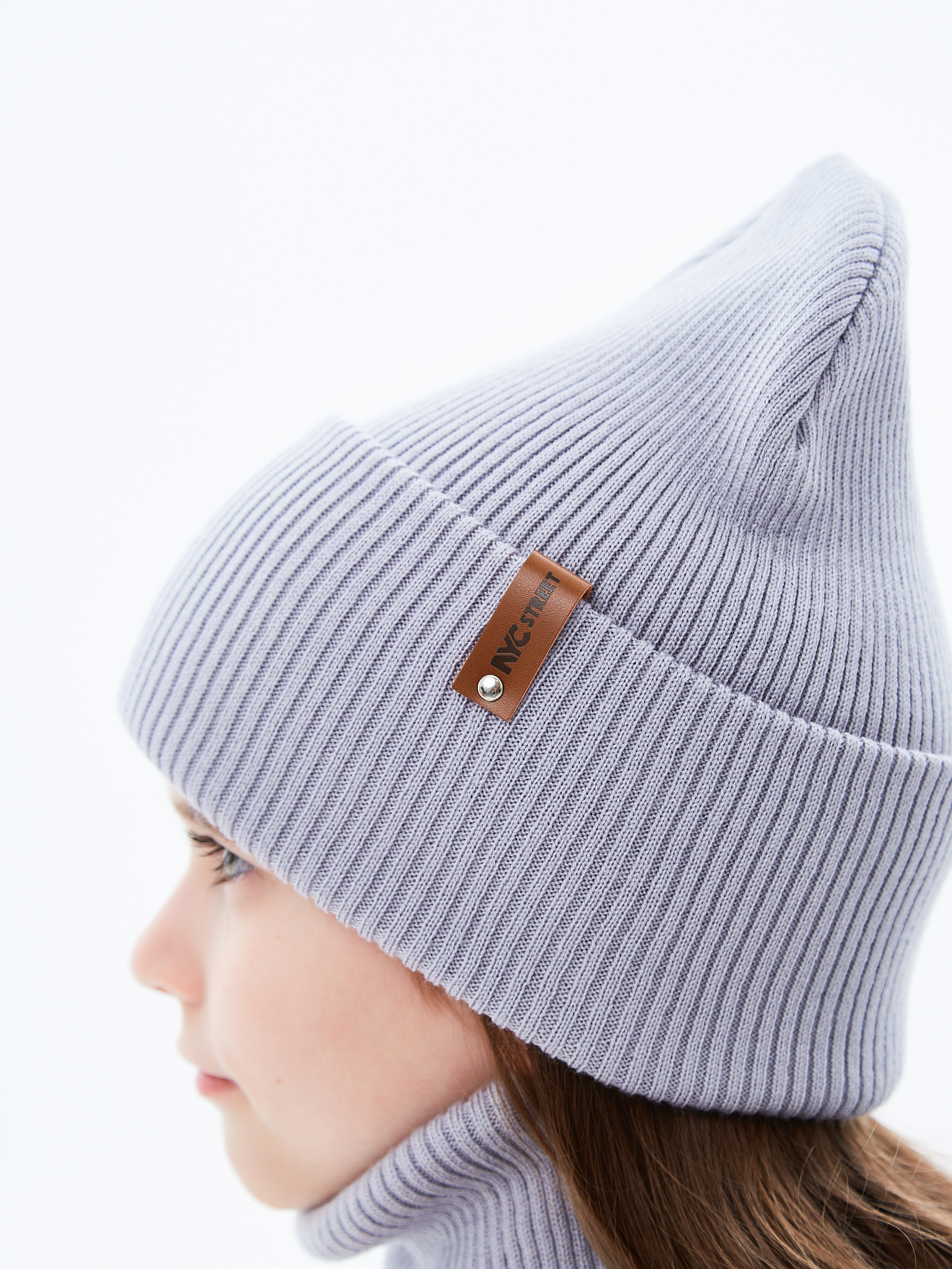 Шапка и снуд KUBRIO KU-H-52-lopata-LgreyG - фото 12