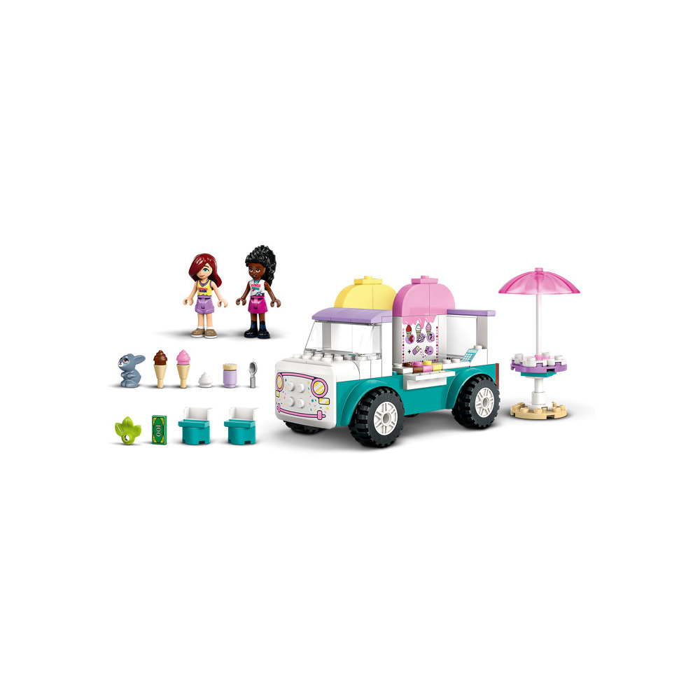 Конструктор LEGO Friends Грузовик с мороженым 42644 896 дет. - фото 3
