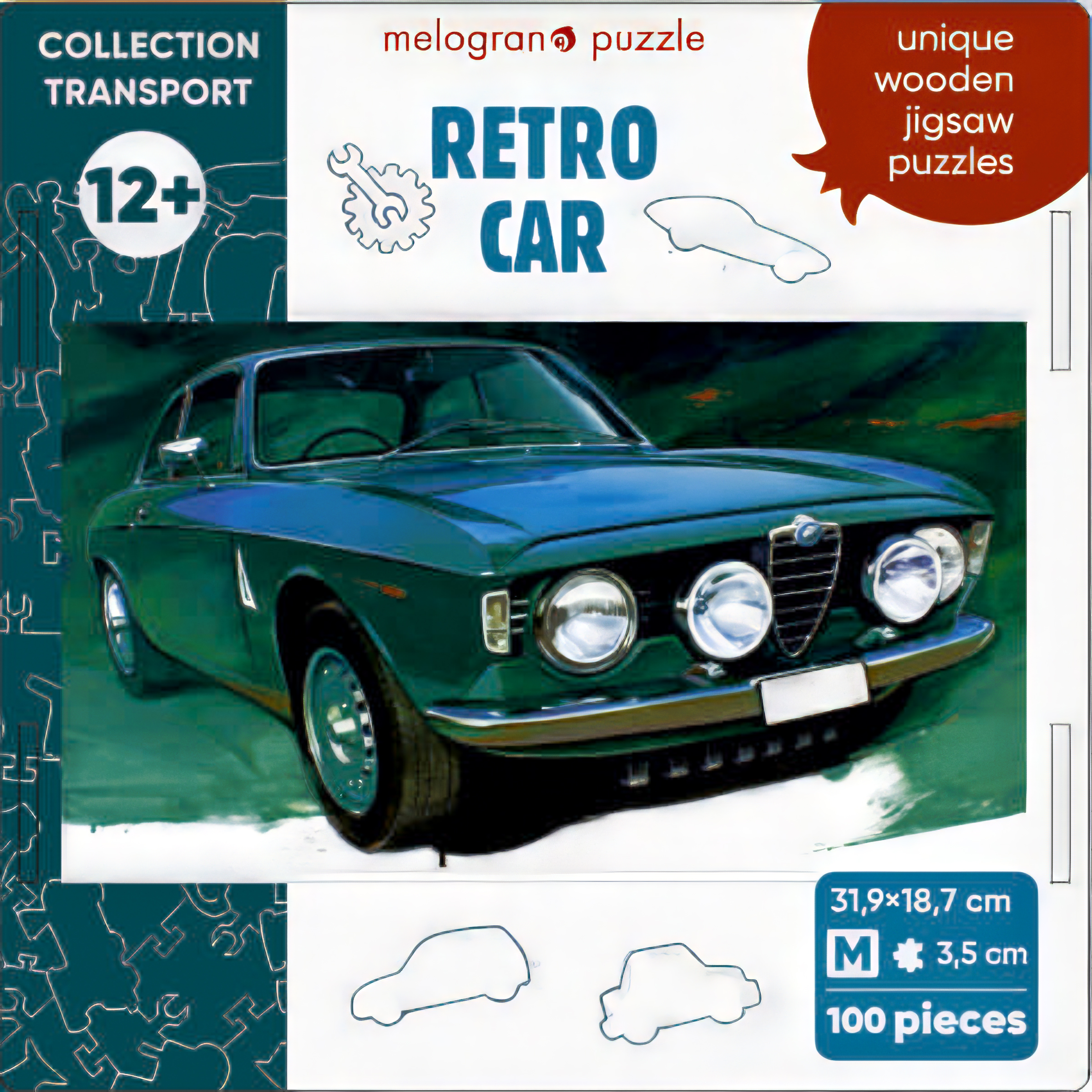 Пазл Melograno puzzle деревянный - фото 1