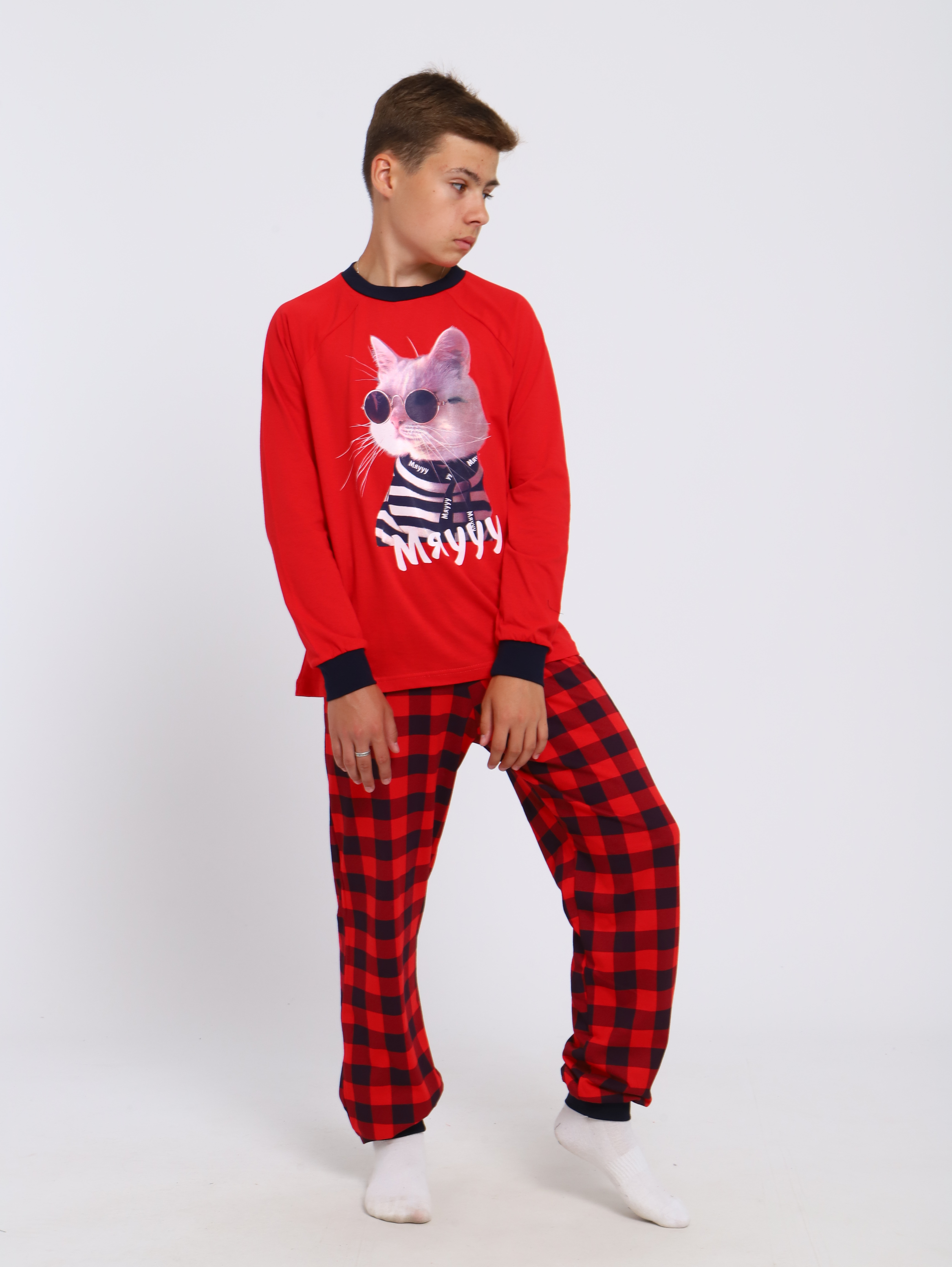 Пижама ЛАДОШКИ Пиж Котомания - фото 6