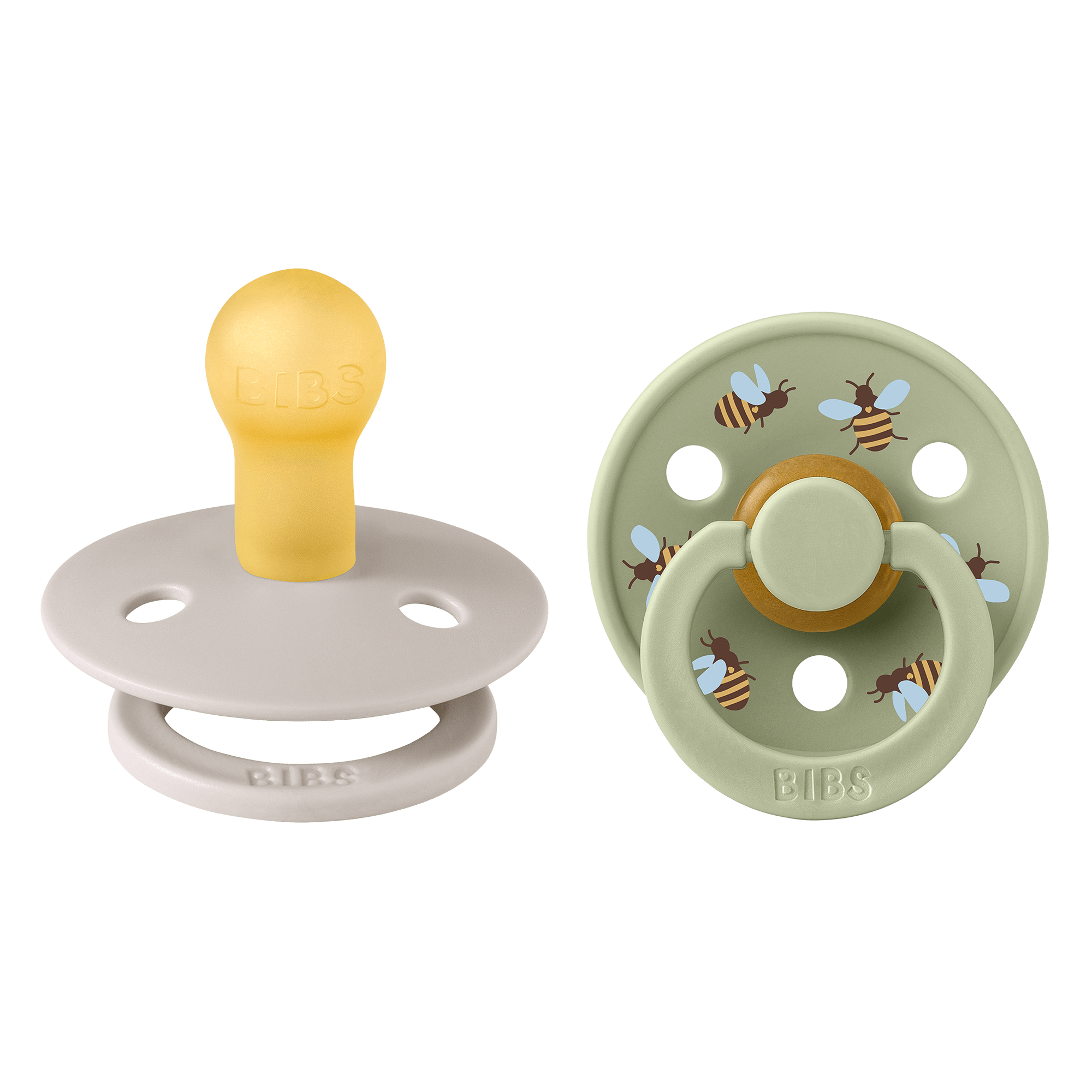 Набор BIBS латекс классическая от 0 мес. 2 шт. - фото 1