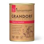 Корм для собак Grandorf говядина и индейка консервированный 400г