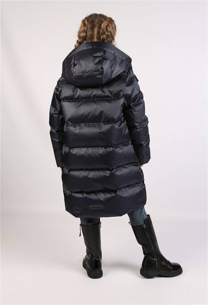 Пальто Arctiline Мартина-1 67881- DW-24 Темно-синий - фото 6