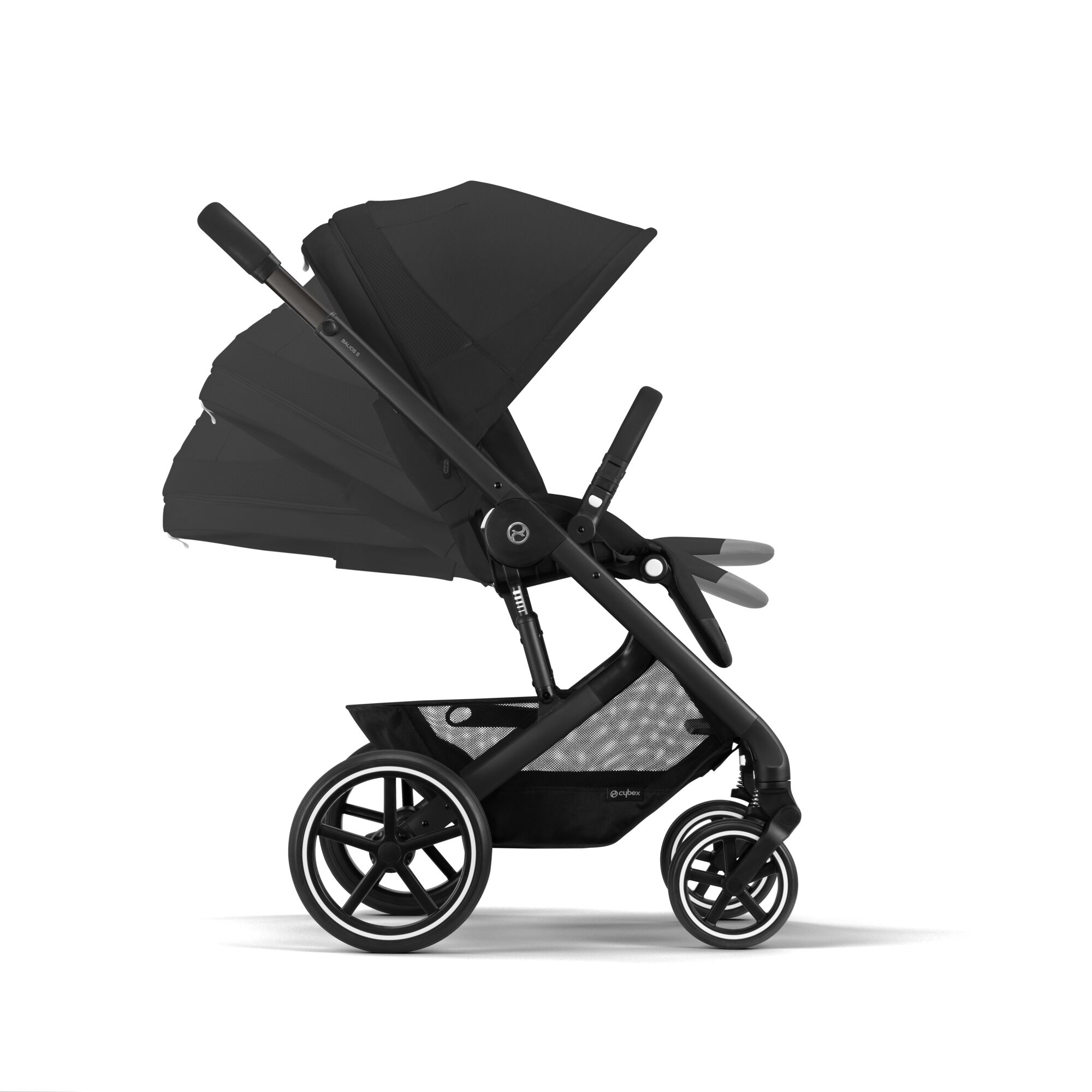 Коляска 3в1 Cybex Balios S Lux Moon Black - фото 8