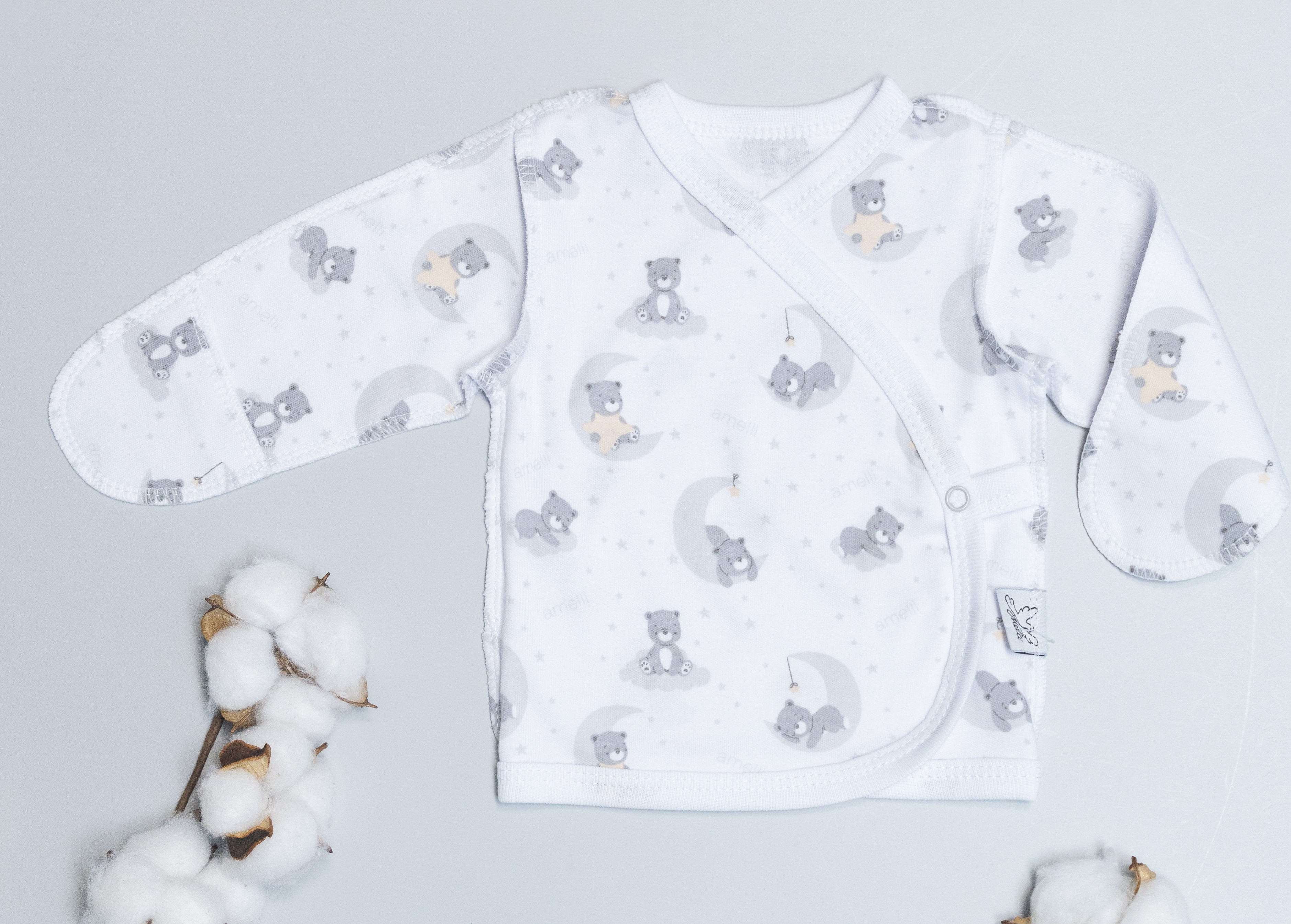 Распашонка Amelli КЛ.110.003.0.322.005/006сер - фото 1