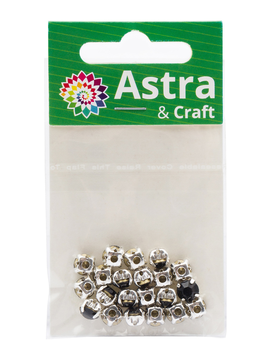 Набор для творчества Astra Craft аппликация Стразы в цапах 6 мм 20 шт - фото 5