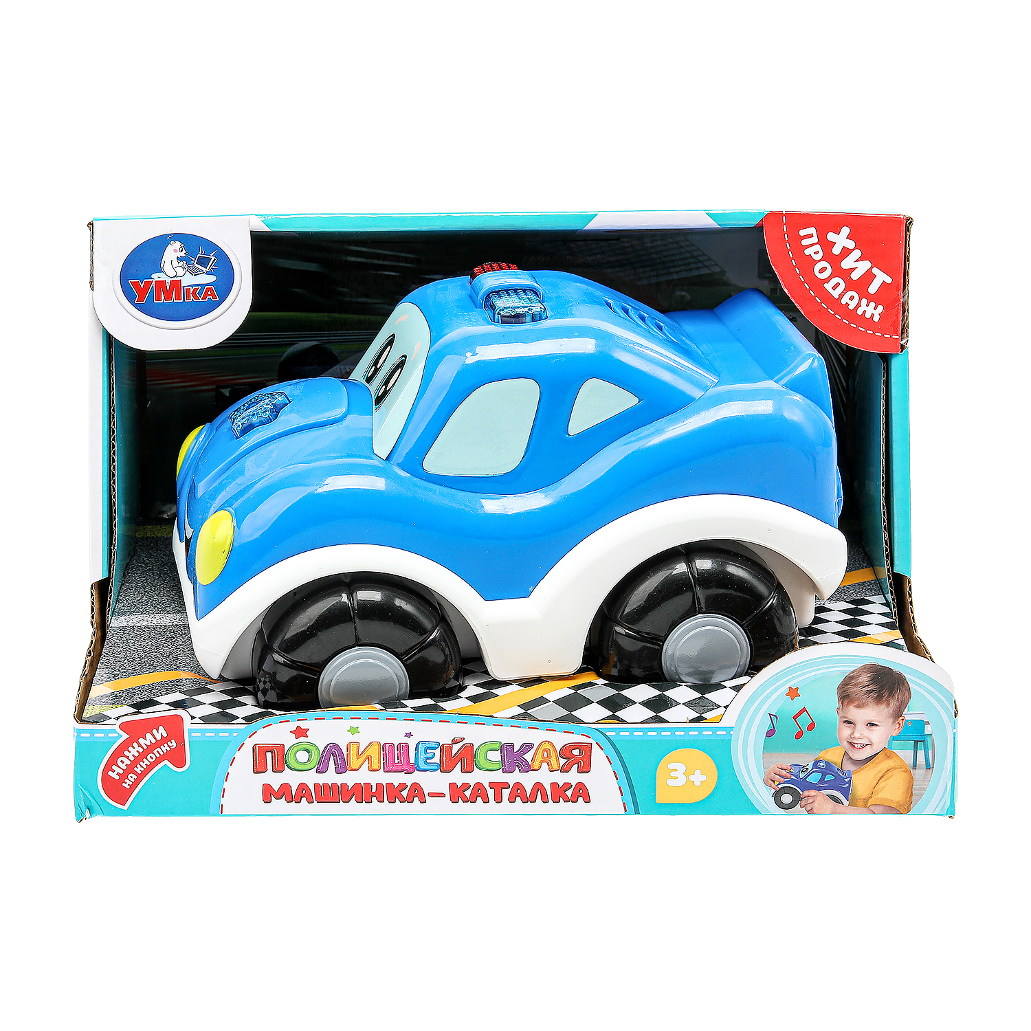 Игрушка УМка каталка Машинка - фото 6