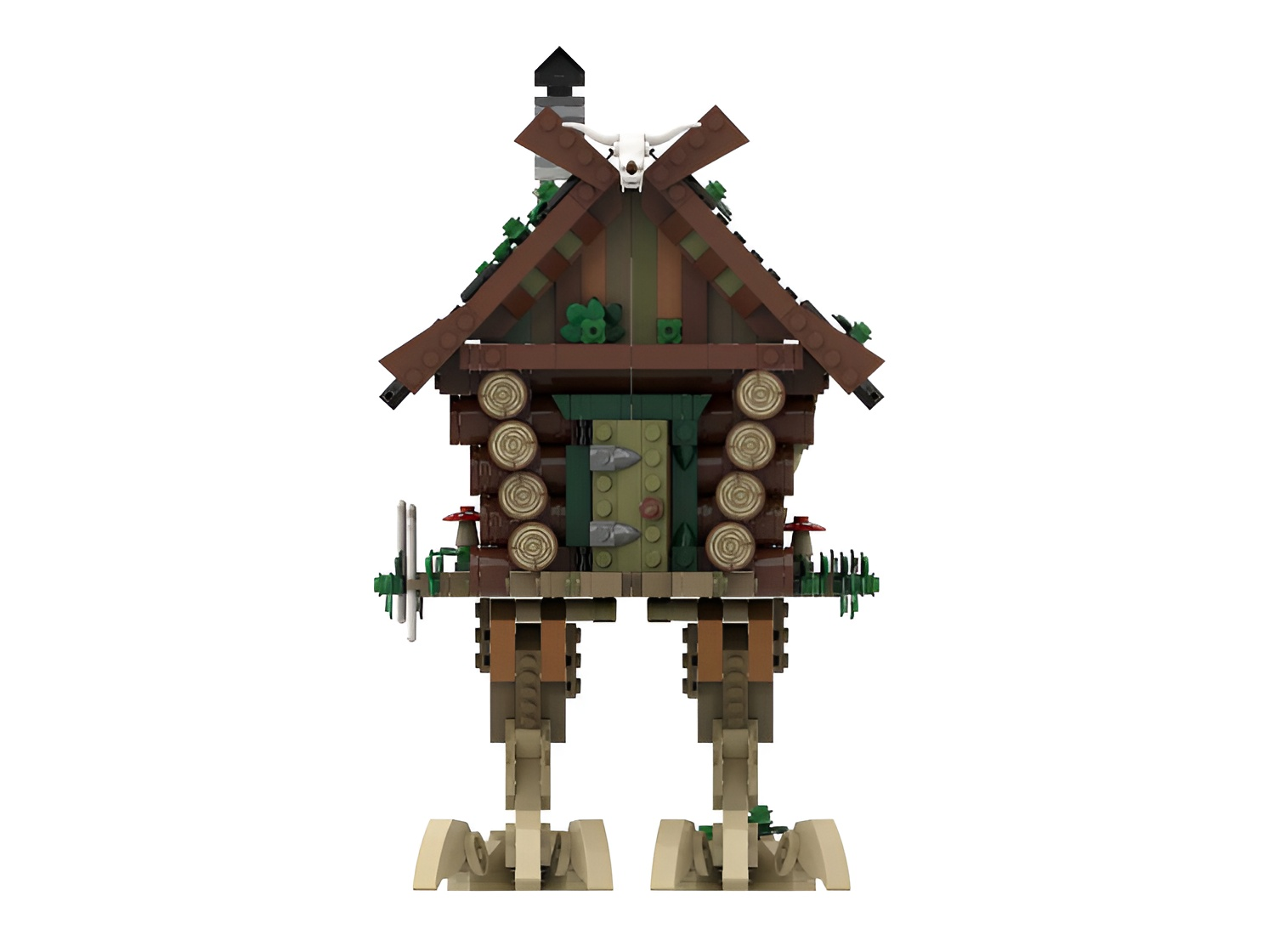 Конструктор brick labs Избушка Бабы-Яги 1295 дет. - фото 2