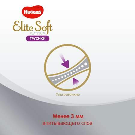 Трусики Huggies Elite Soft 5 (12-17 кг) 30 шт.