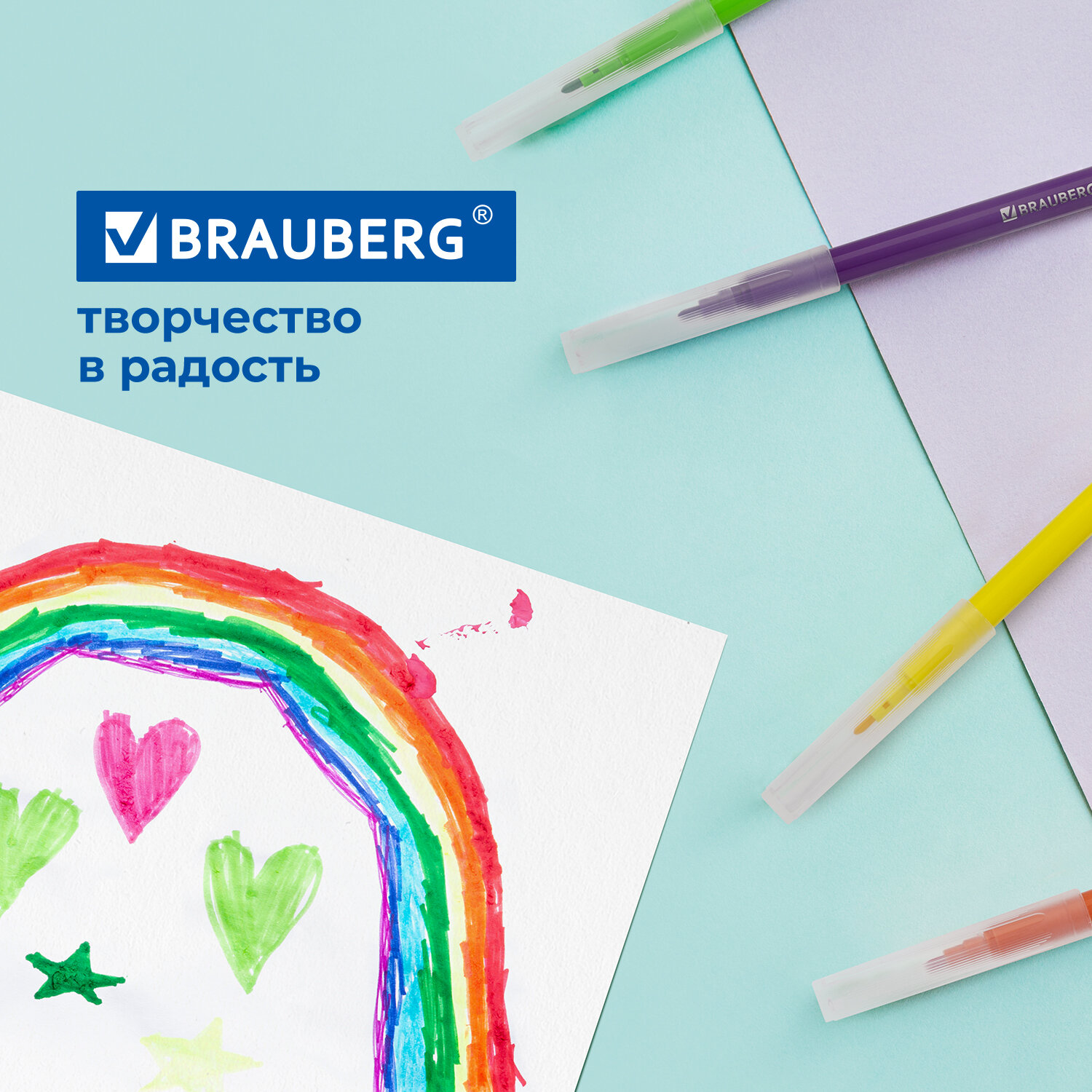 Фломастеры Brauberg 24 цв. - фото 6