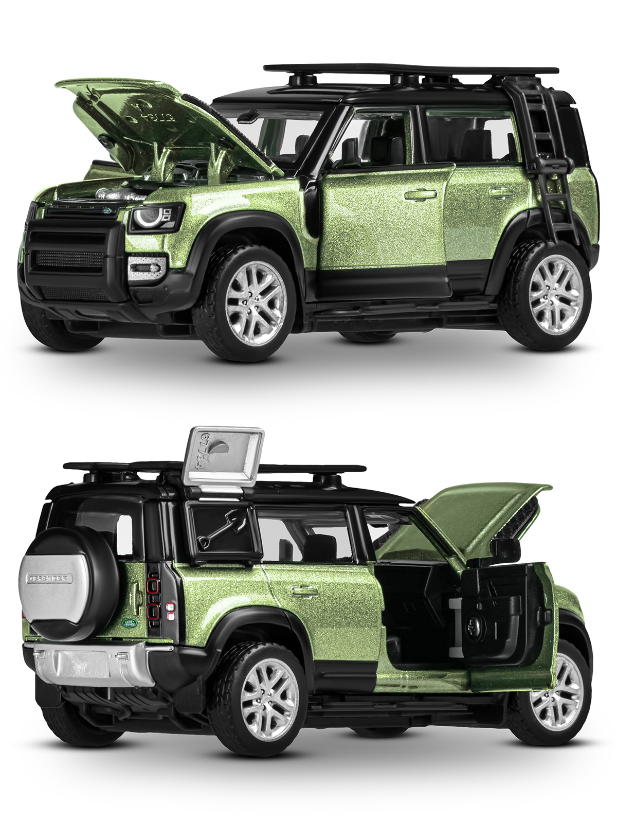 Автомобиль AUTODRIVE Land Rover Defender 110 Сборная модель 1:43 JB1251653 - фото 15