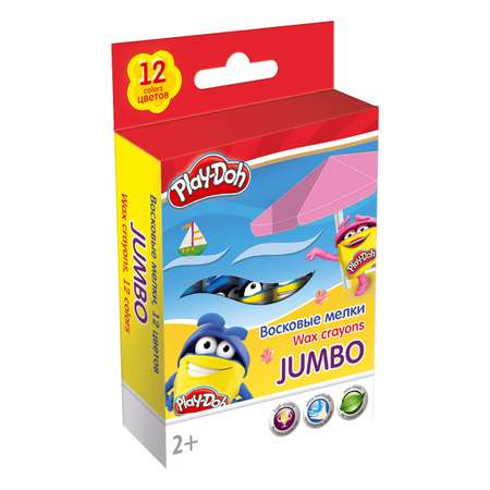 Восковые мелки Kinderline 12 шт.