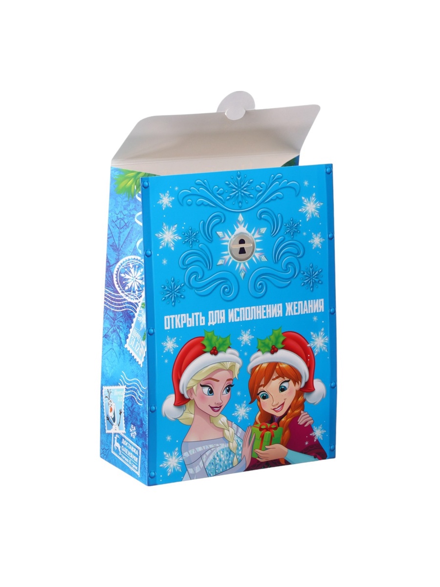 Коробка складная, новогодняя Disney "Сказочная почта", 20 х 28,1 х 10 см - фото 3
