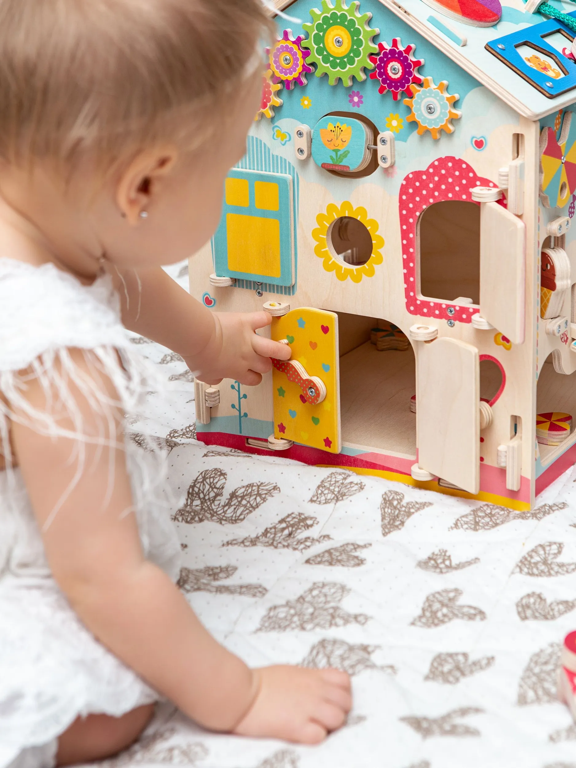 Игрушка Mag Wood бизиборд МусиБуси ДОМ - фото 11