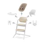 Стульчик для кормления Cybex LEMO 4-in-1 Set бежевый