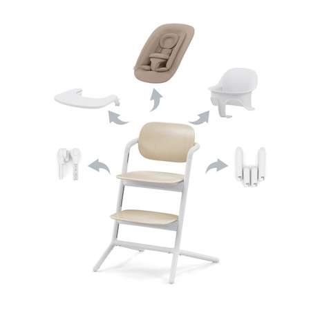 Стульчик для кормления Cybex LEMO 4-in-1 Set бежевый