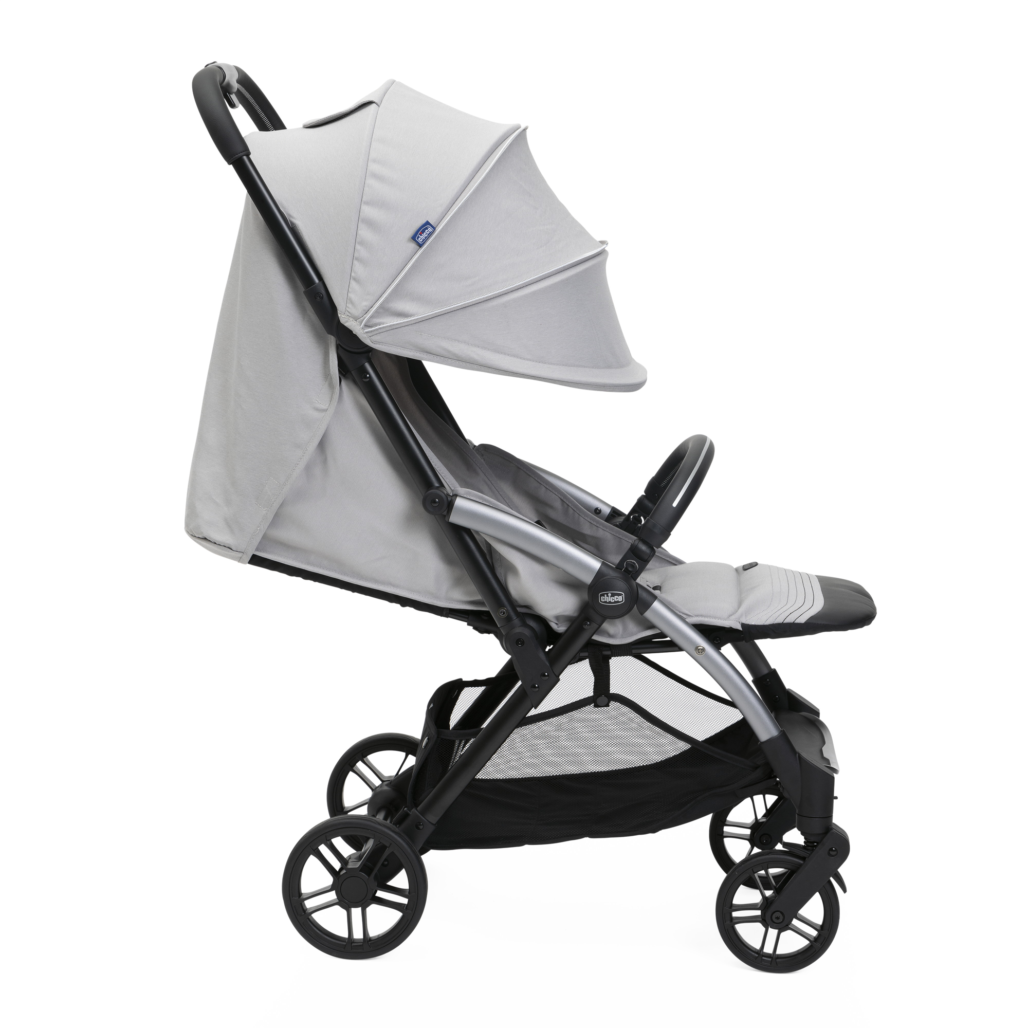 Коляска прогулочная Chicco Xplus Pearl grey серый - фото 5