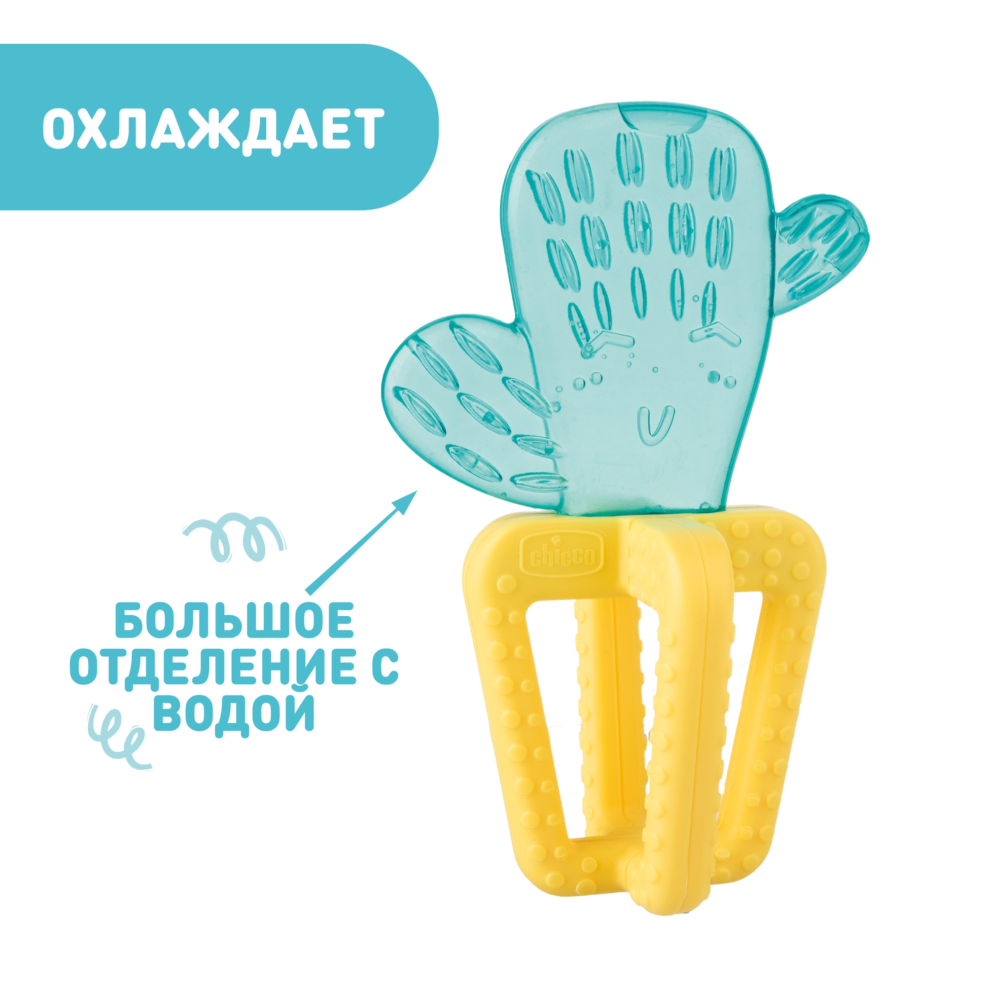 Прорезыватель Chicco Fresh Cactus с 4мес - фото 3
